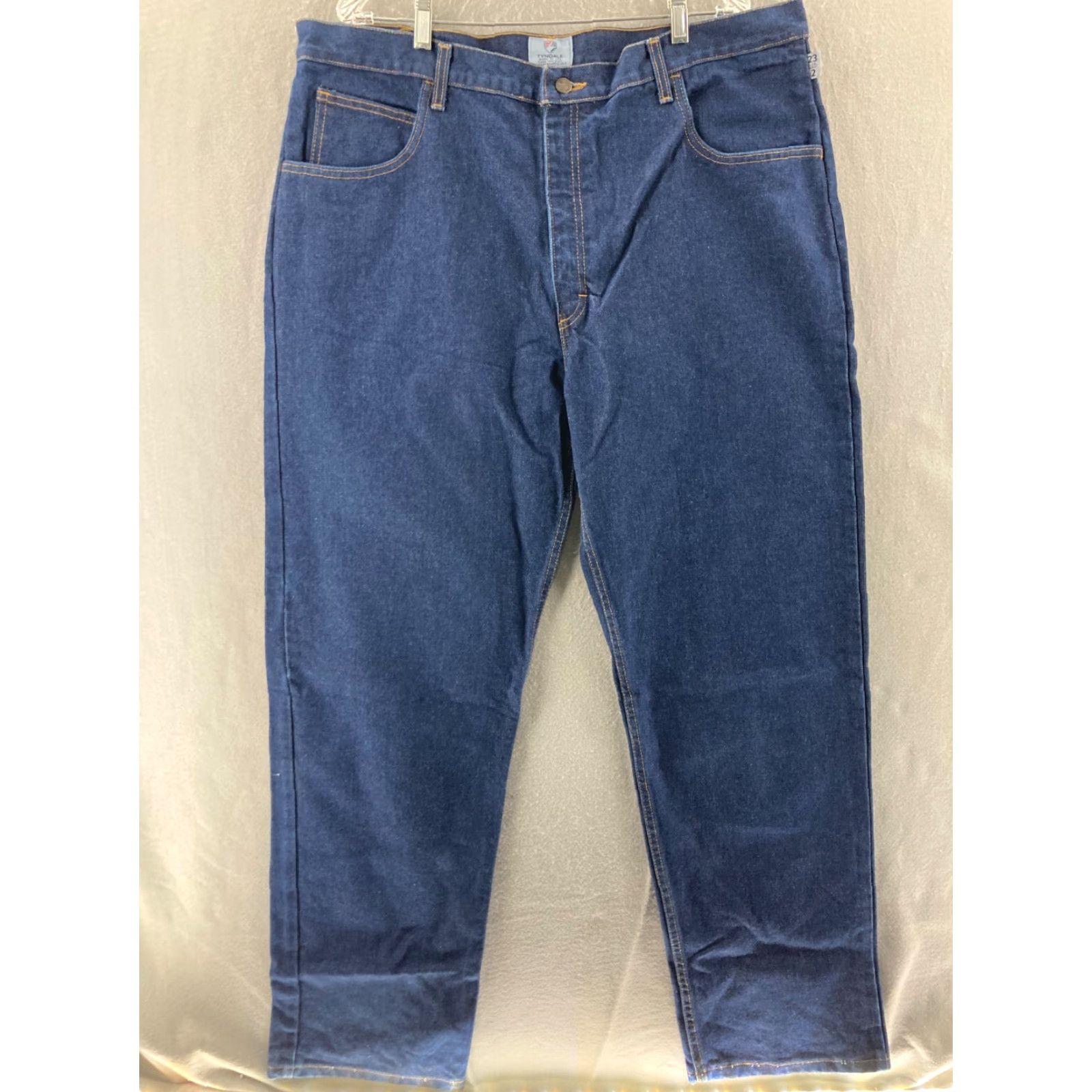 Denime Tyndale FR Jeans Mens 42x32 USA Made Cotton Denim Straight Leg NWT Size US 42 / EU 58 - 2 Thumbnail