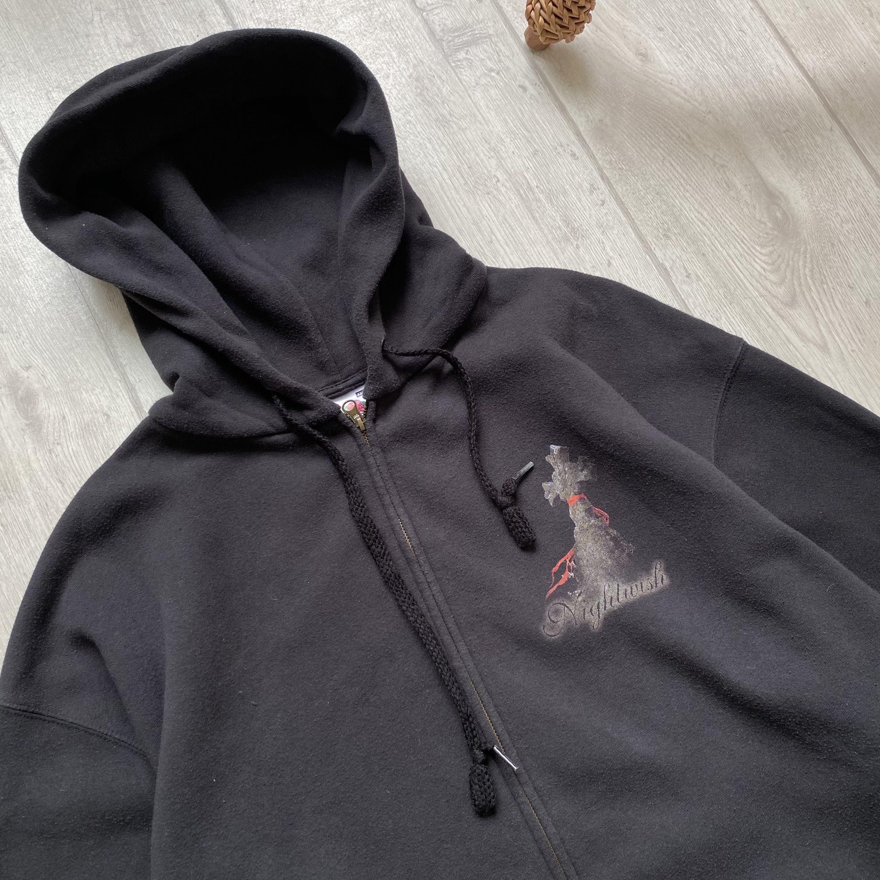 Band Tees 🎸Vintage 00s Nightwish zip hoodie big Logo gothic Size US XXL / EU 58 / 5 - 3 Thumbnail