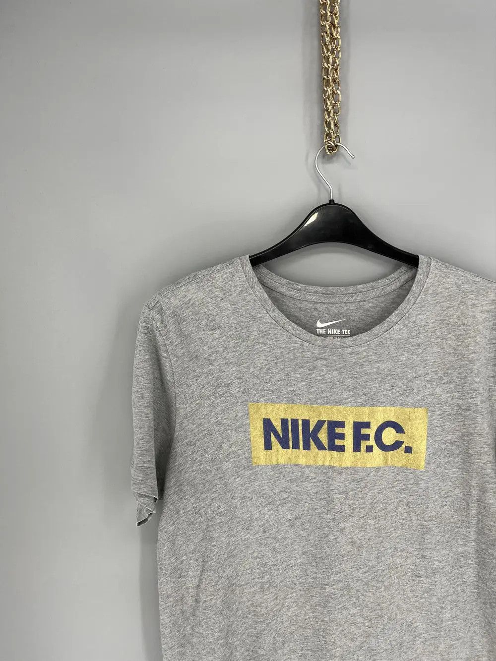 Nike Vintage 90s Nike F.C. Swoosh Logo Tee Travis Scott Style Size US L / EU 52-54 / 3 - 4 Thumbnail