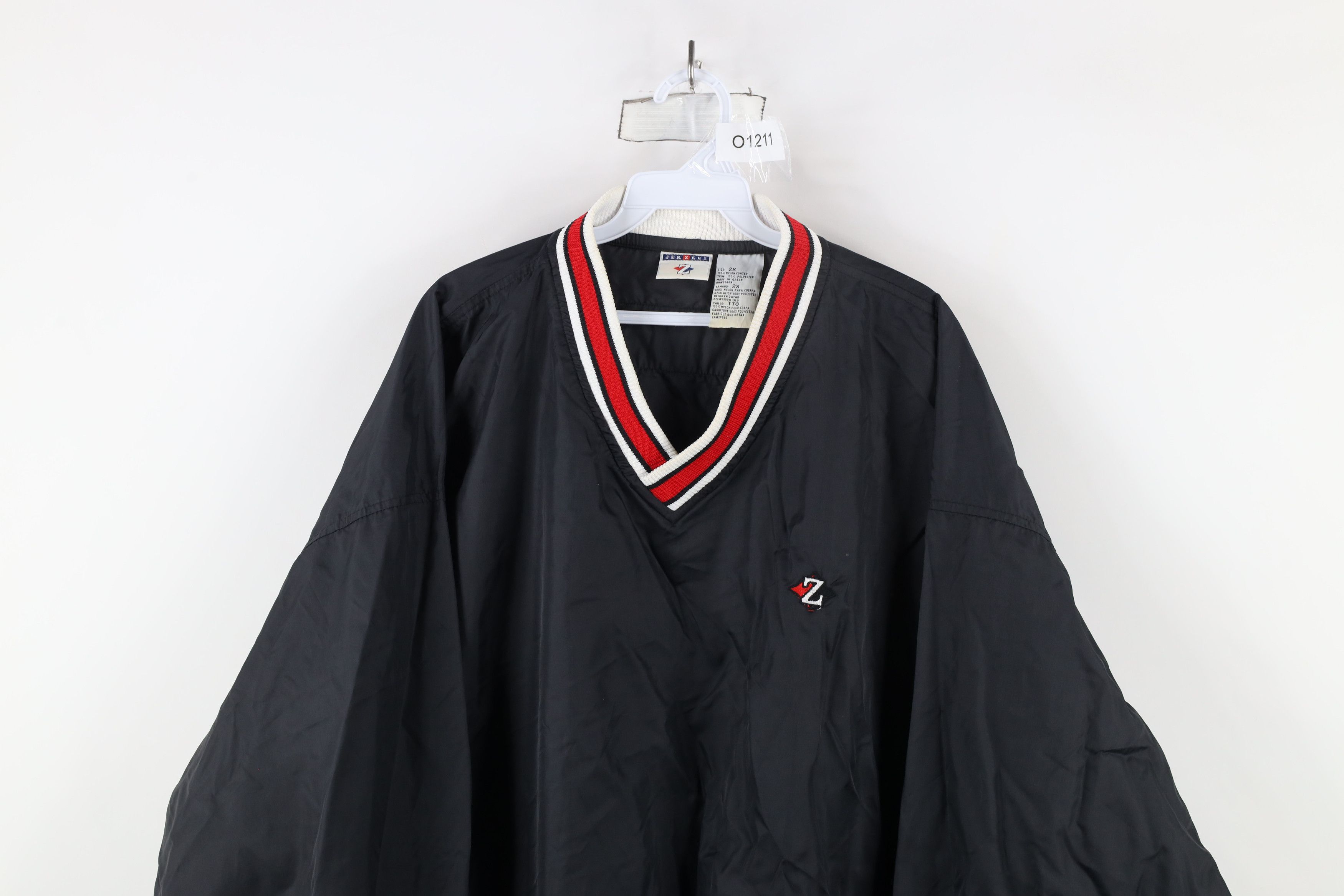 Vintage Vintage 90s Streetwear Pullover Windbreaker Jacket Black Size US XXL / EU 58 / 5 - 2 Thumbnail