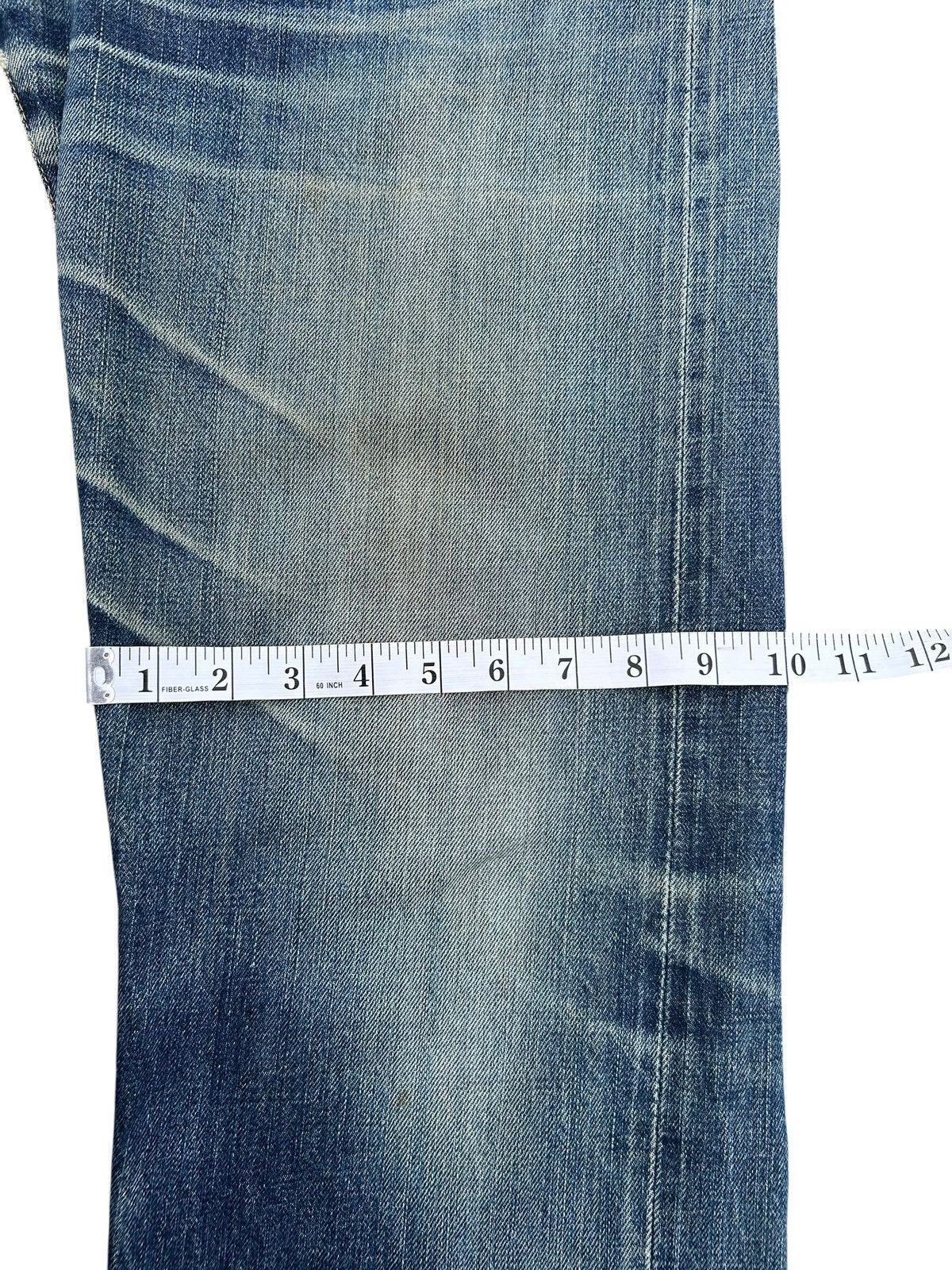 Kapital Thrashed Vintage Levis Big E Selvedge Denim Jeans Size US 32 / EU 48 - 23 Thumbnail