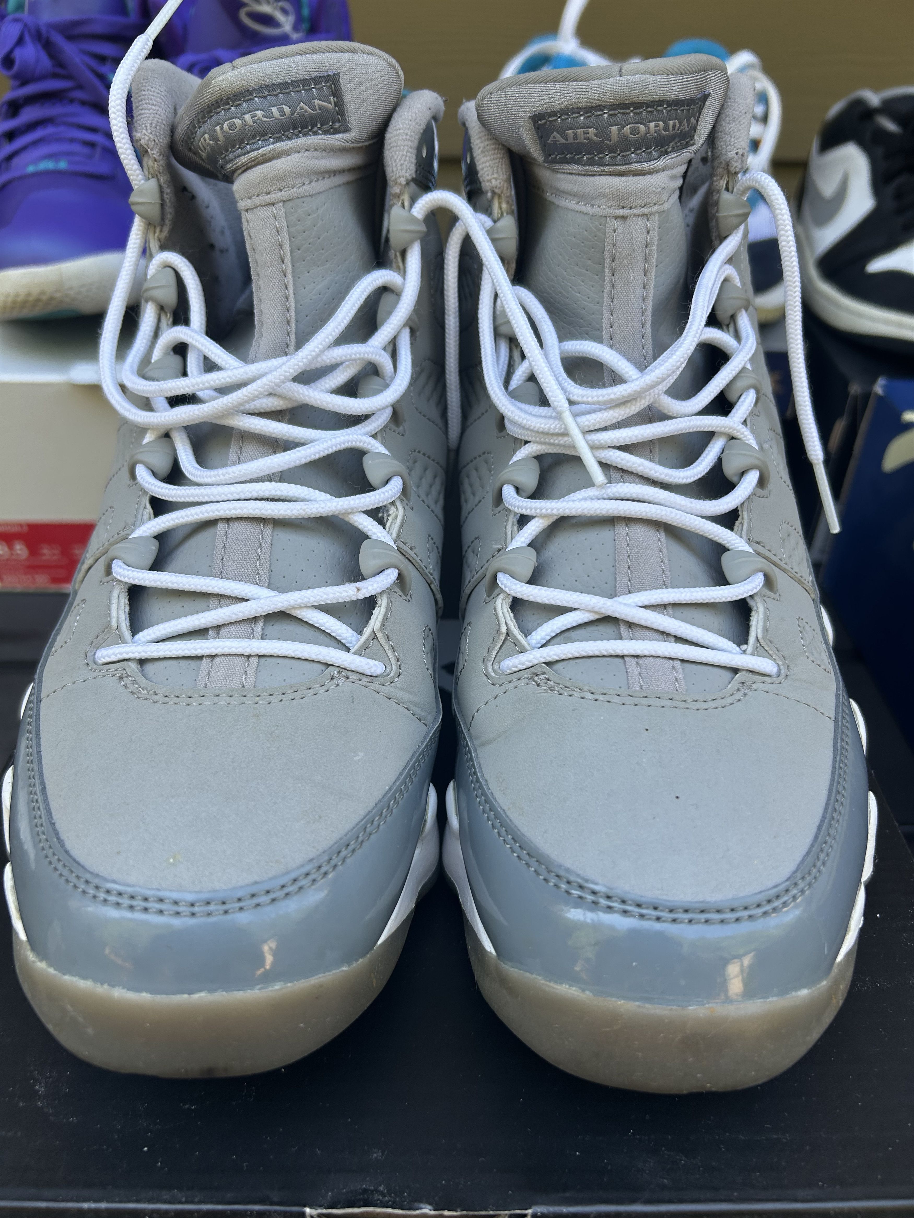 Jordan Brand Air Jordan 9 Retro Cool Grey 2012 Size 8.5 Size US 8.5 / EU 41-42 - 2 Thumbnail