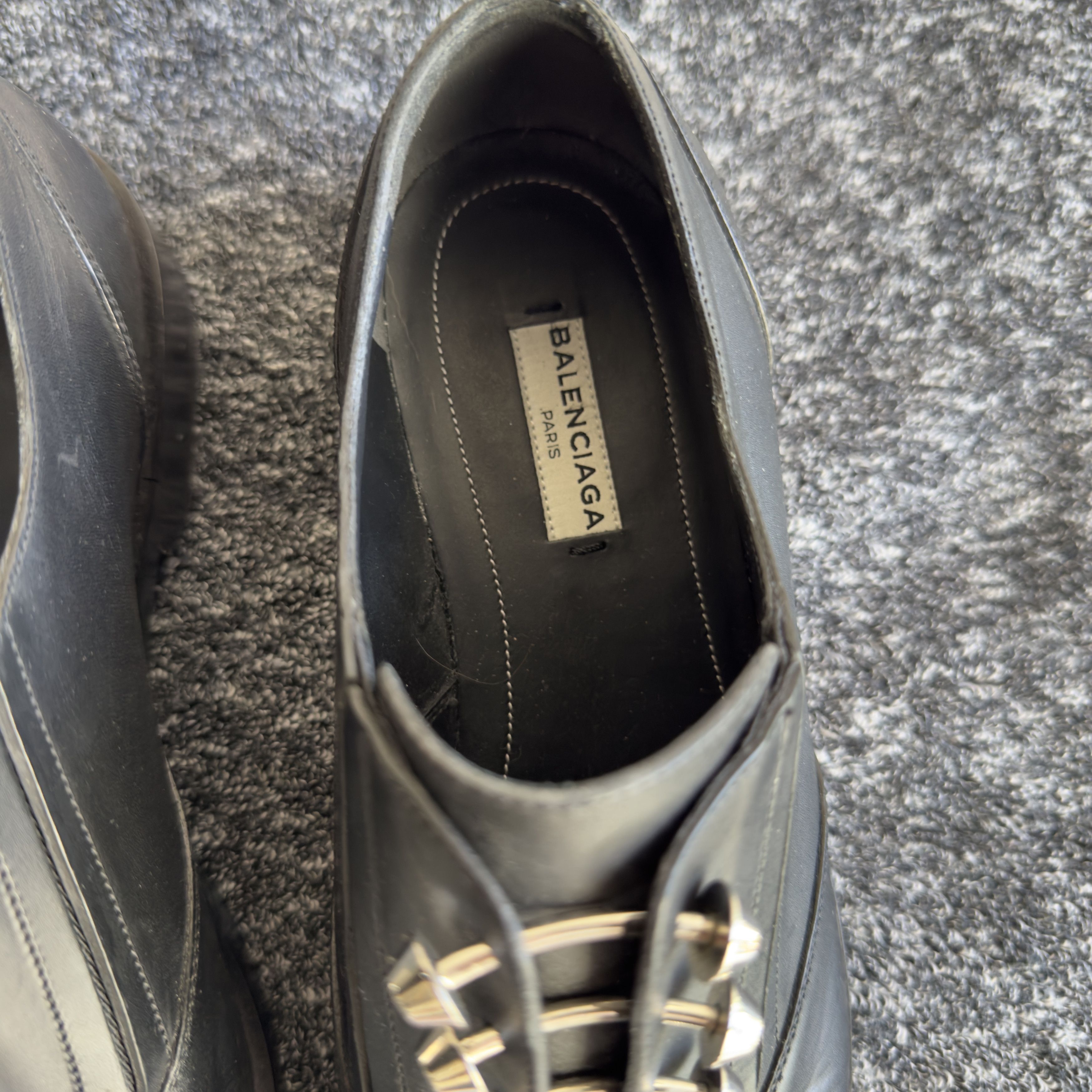 Balenciaga Balenciaga Leather Oxfords Size US 9.5 / IT 39.5 - 6 Thumbnail