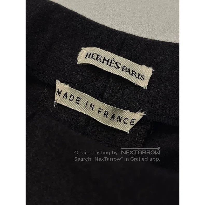 Hermes Hermes Woolen trousers Size 27" / US 4 / IT 40 - 5 Thumbnail