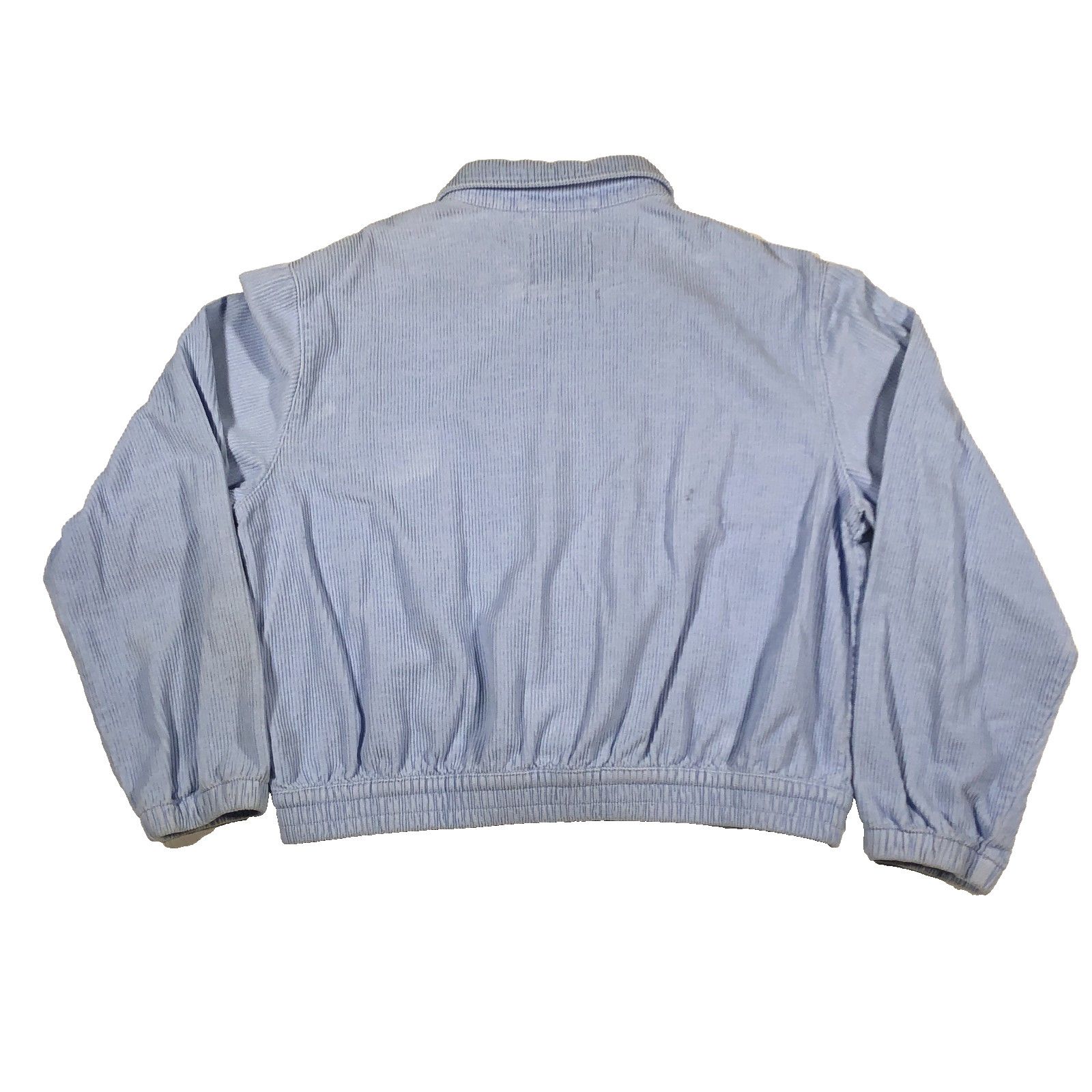 Urban Outfitters Urban Outfitters Light Blue Full-Zip Corduroy Jacket Womens Size M / US 6-8 / IT 42-44 - 6 Thumbnail