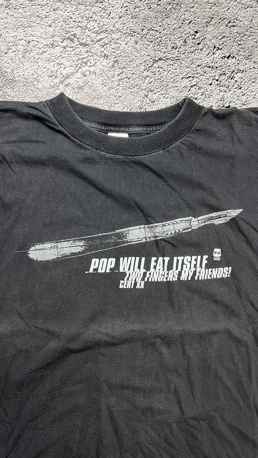 Band Tees 1995 PWEI Pop will eat itself two fingers my friend tour tee Size US XL / EU 56 / 4 - 2 Thumbnail