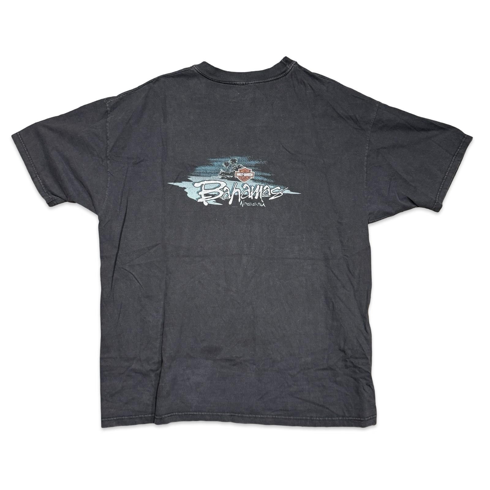 Harley Davidson Harley Davidson Bahamas Engine Island Y2K Graphic Tee Size US XL / EU 56 / 4 - 3 Thumbnail