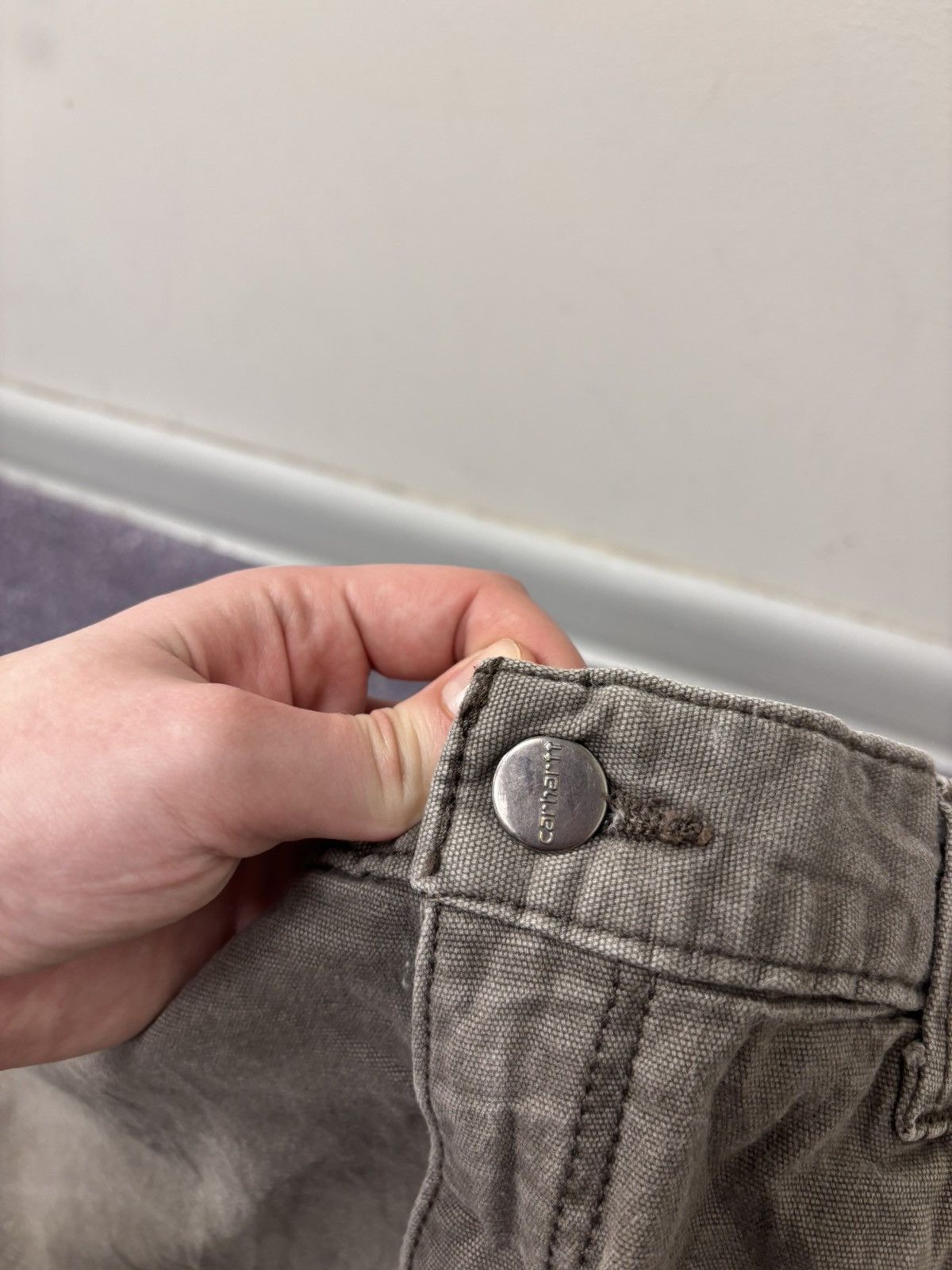 Carhartt Vintage Carhartt Relaxed Fit Khaki Brown Work Pants Trousers Size US 33 - 11 Thumbnail