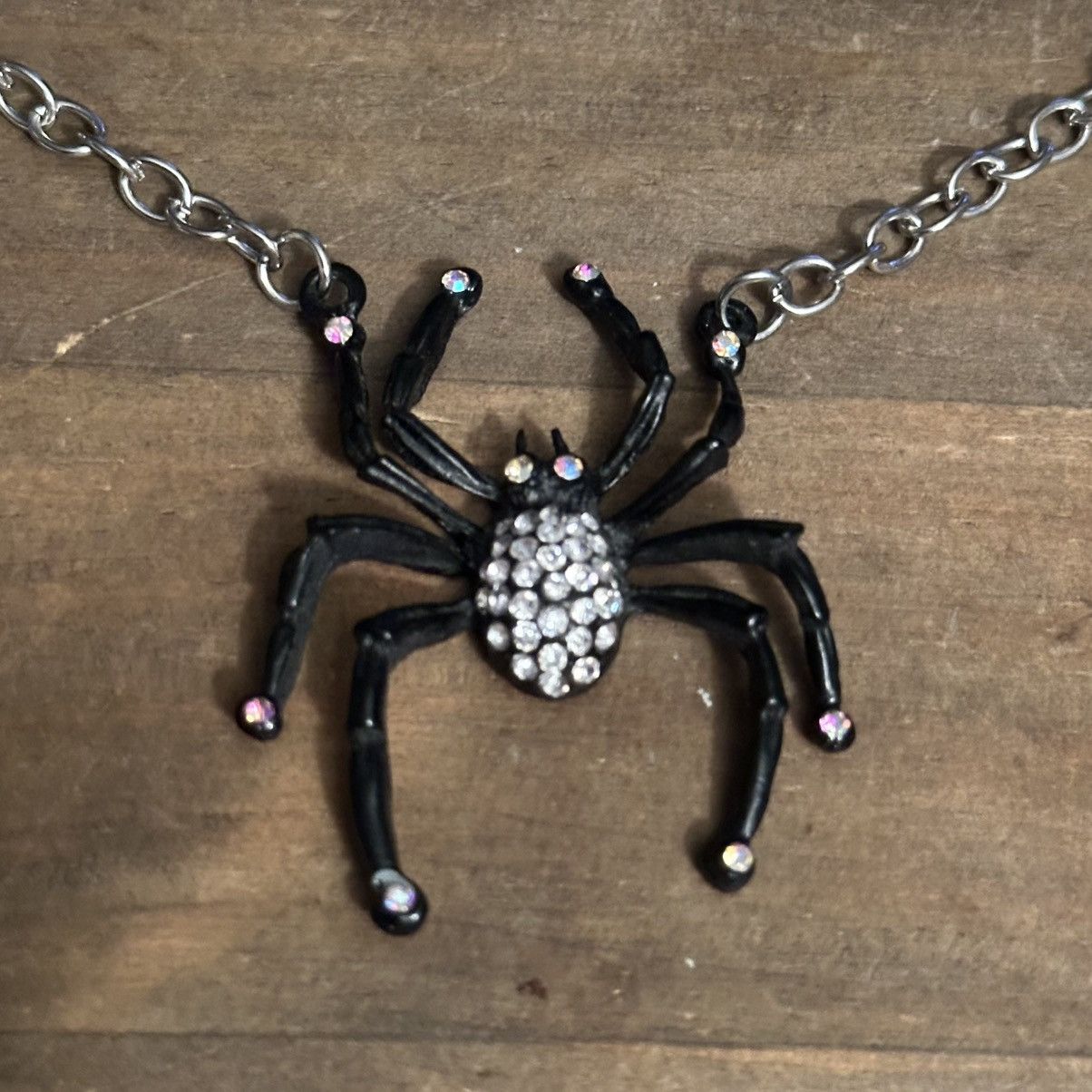 Other Rhinestone black spider necklace Size ONE SIZE - 3 Thumbnail