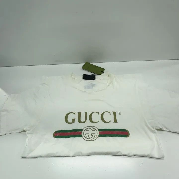 Gucci Gucci Logo Print Short Sleeve T-Shirt-2507 Size XS / US 0-2 / IT 36-38 - 5 Thumbnail
