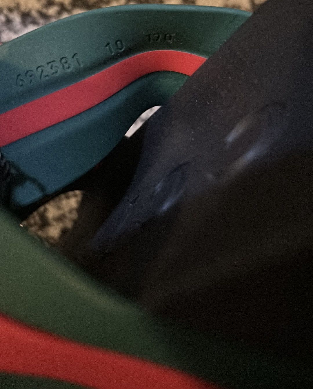 Gucci Gucci Agrado GRG Rubber Slide Sandal size 10 Size US 10 / EU 43 - 4 Thumbnail