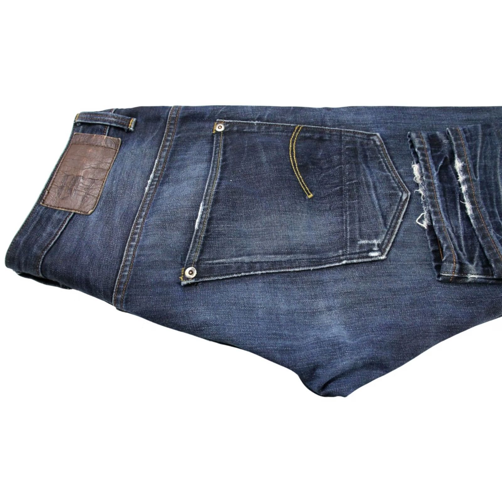 G-Star G-STAR Radar Slim Jeans Men's W32/L32 Whiskers Faded Denim Blue Size US 32 / EU 48 - 5 Thumbnail