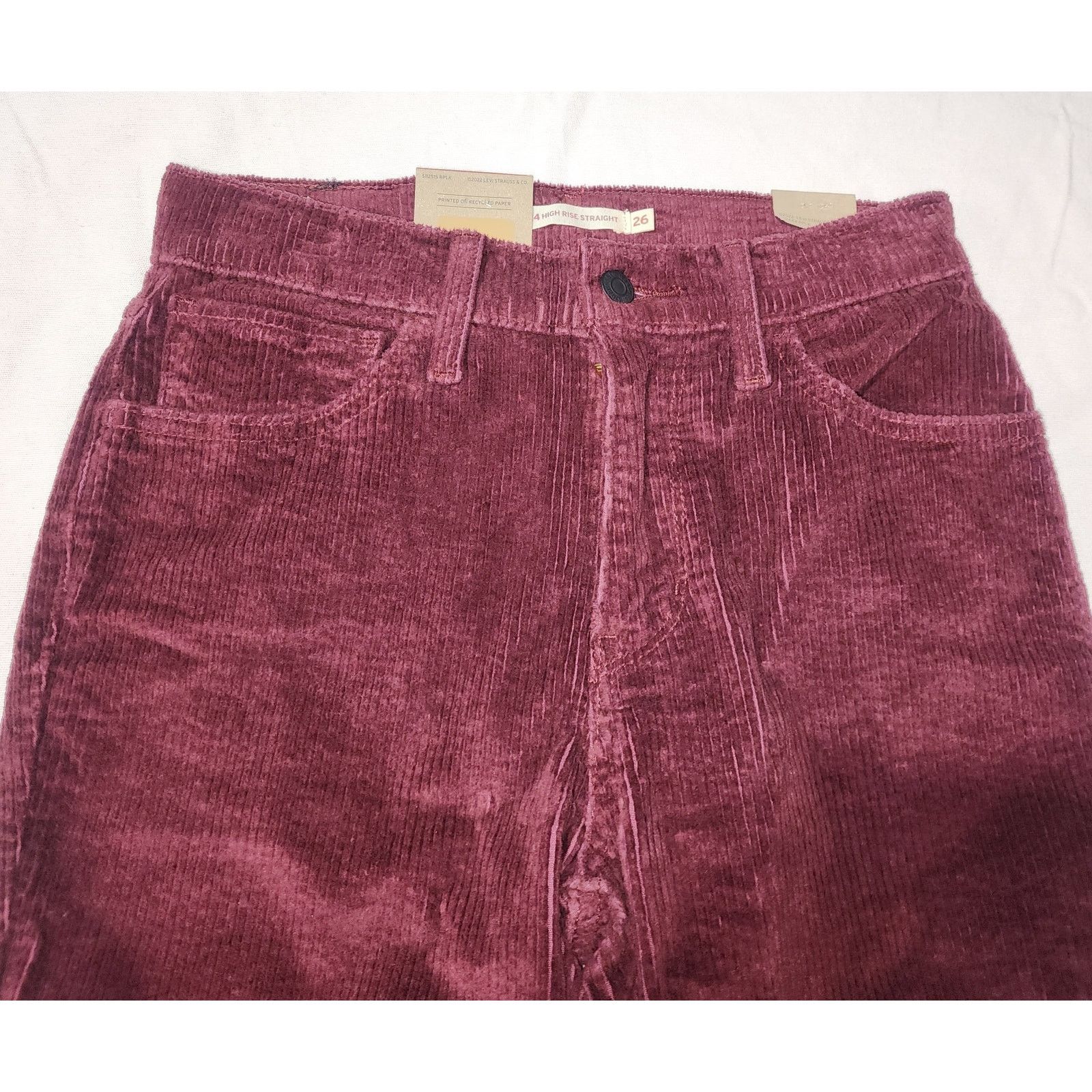 Levi's Levi's 724 high rise slim straight pants 26x30 woman's Size 26" / US 2 / IT 38 - 3 Thumbnail