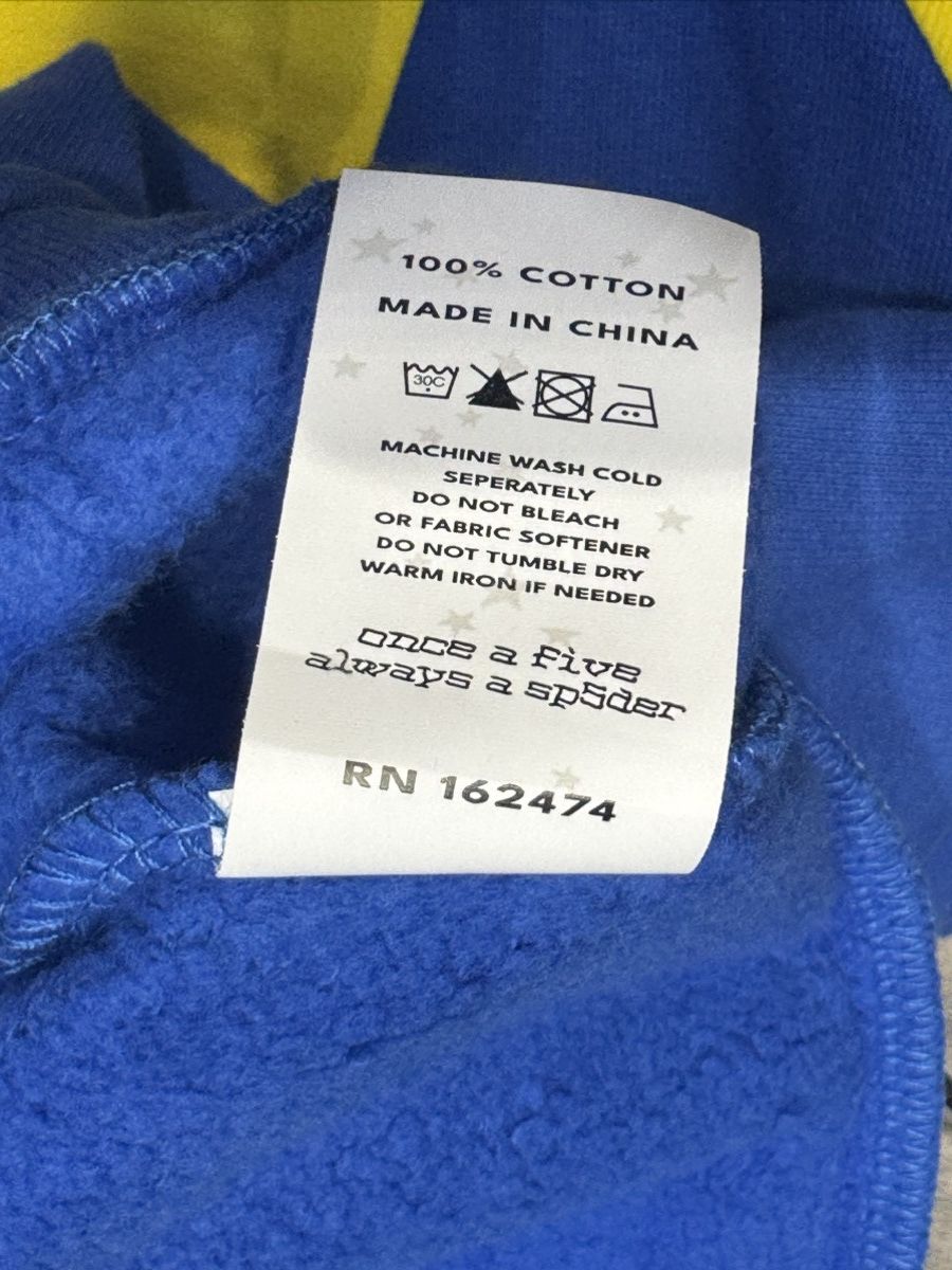 Sp5der SP5DER TC5 BELUGA HOODIE BLUE / YELLOW Size US L / EU 52-54 / 3 - 4 Thumbnail