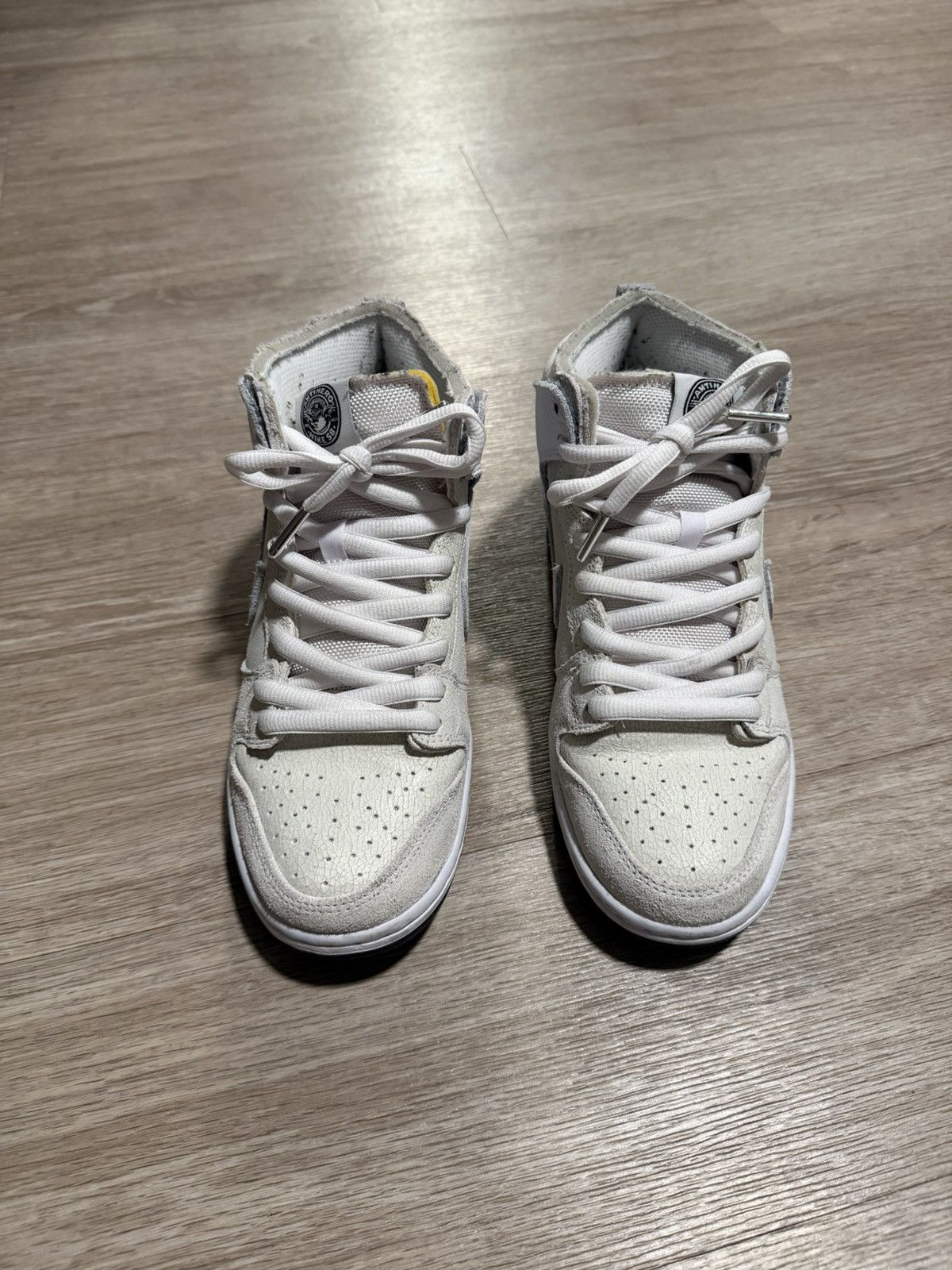Nike Nike SB Dunk High x Antihero Wolf Grey Sneakers Size US 7.5 / EU 40-41 - 3 Thumbnail