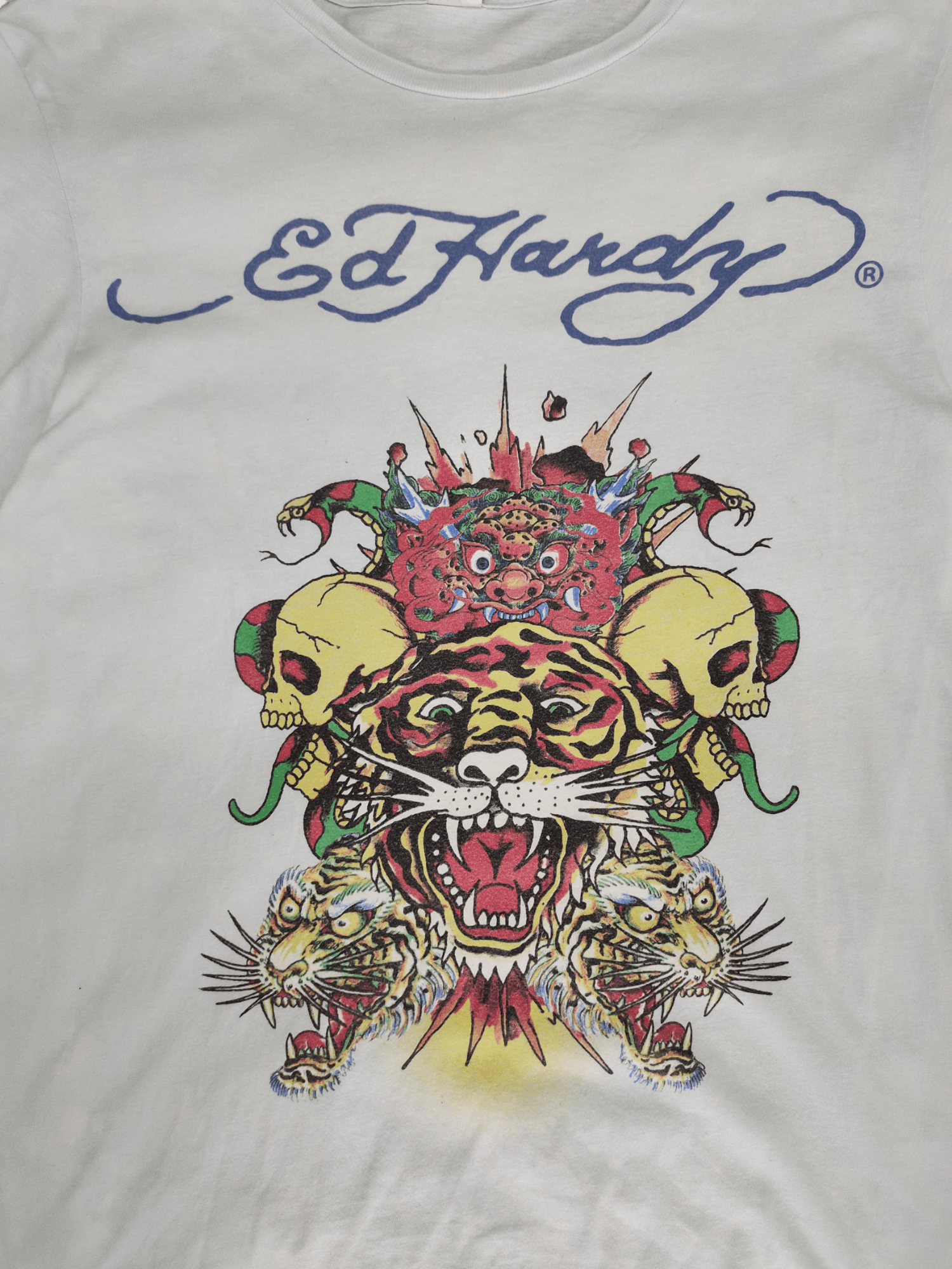 Ed Hardy Vintage Y2k Ed Hardy Tattoo Design T-Shirt Size US L / EU 52-54 / 3 - 4 Thumbnail