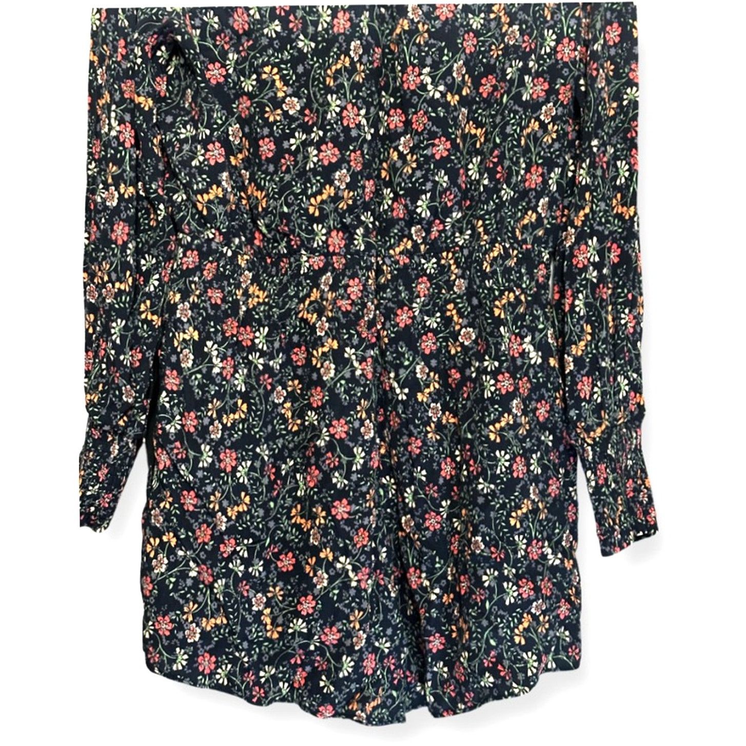 Other Lost And Wander Romper Long Sleeve Pockets Floral Black M Size 30" / US 8 / IT 44 - 9 Thumbnail
