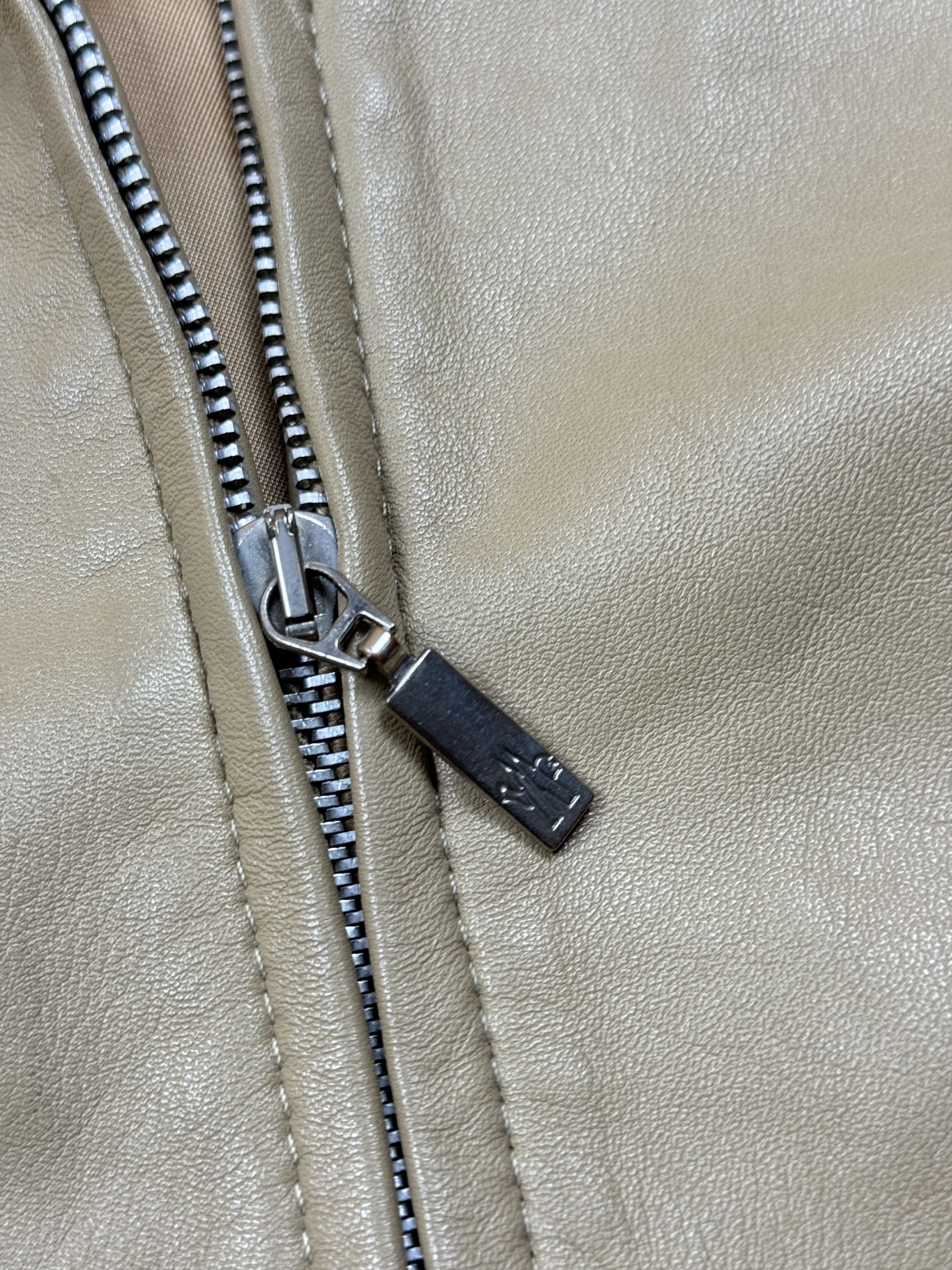 Moncler Moncler Leather woman jacket Size S / US 4 / IT 40 - 6 Thumbnail