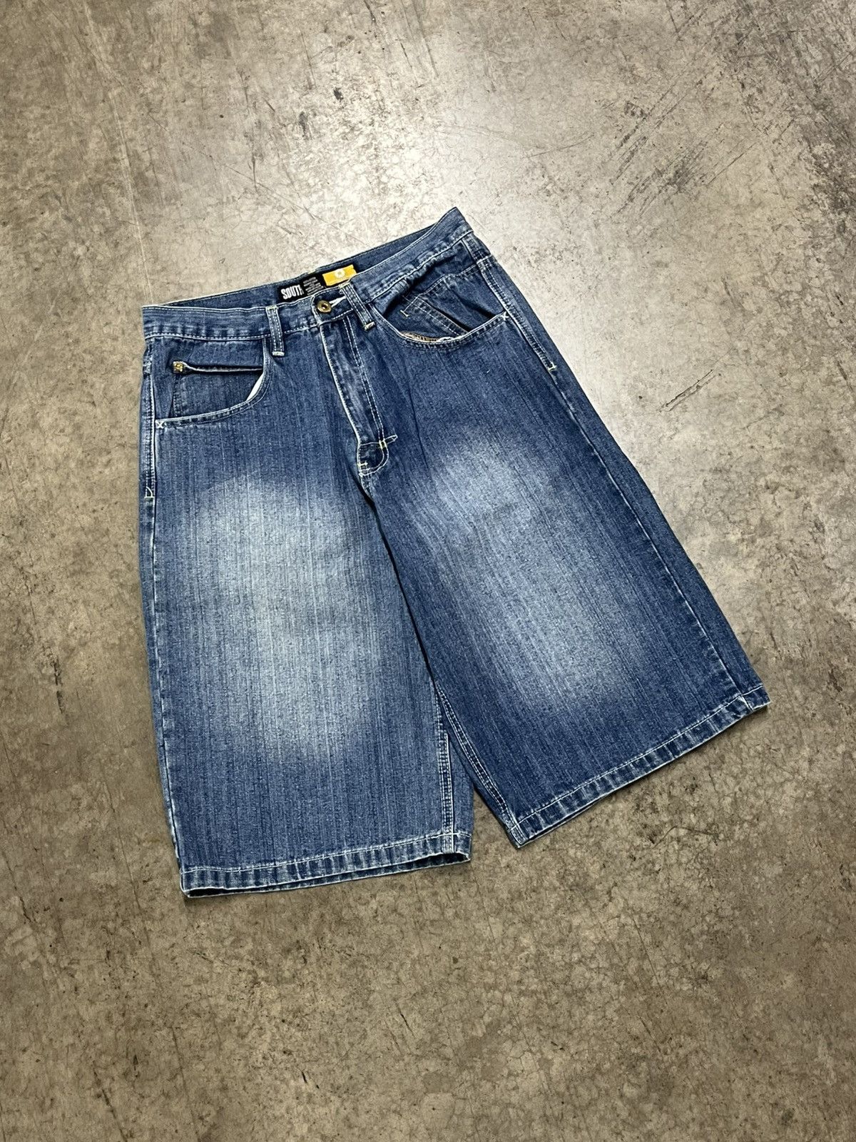 Southpole × Vintage Southpole baggy fit jorts skater streetwear hype rare y2k Size US 30 / EU 46 - 5 Thumbnail