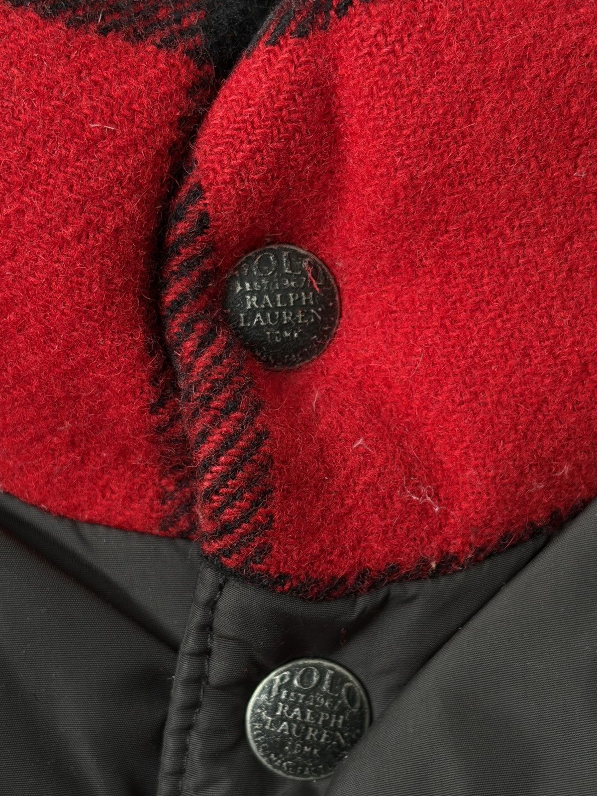Polo Ralph Lauren Polo Ralph Lauren Buffalo Wool Check Down Reversible Vest Size US L / EU 52-54 / 3 - 5 Thumbnail