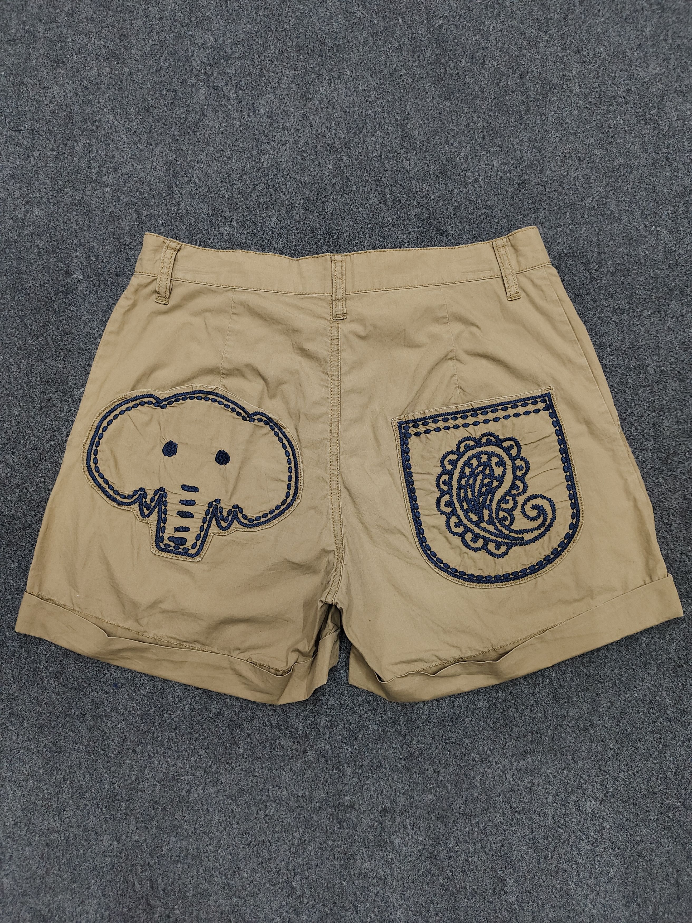 Ne-Net Ne-Net🇯🇵 Rare Kawaii Elephant Embroidery Chino Shorts Size 30" / US 8 / IT 44 - 1 Thumbnail