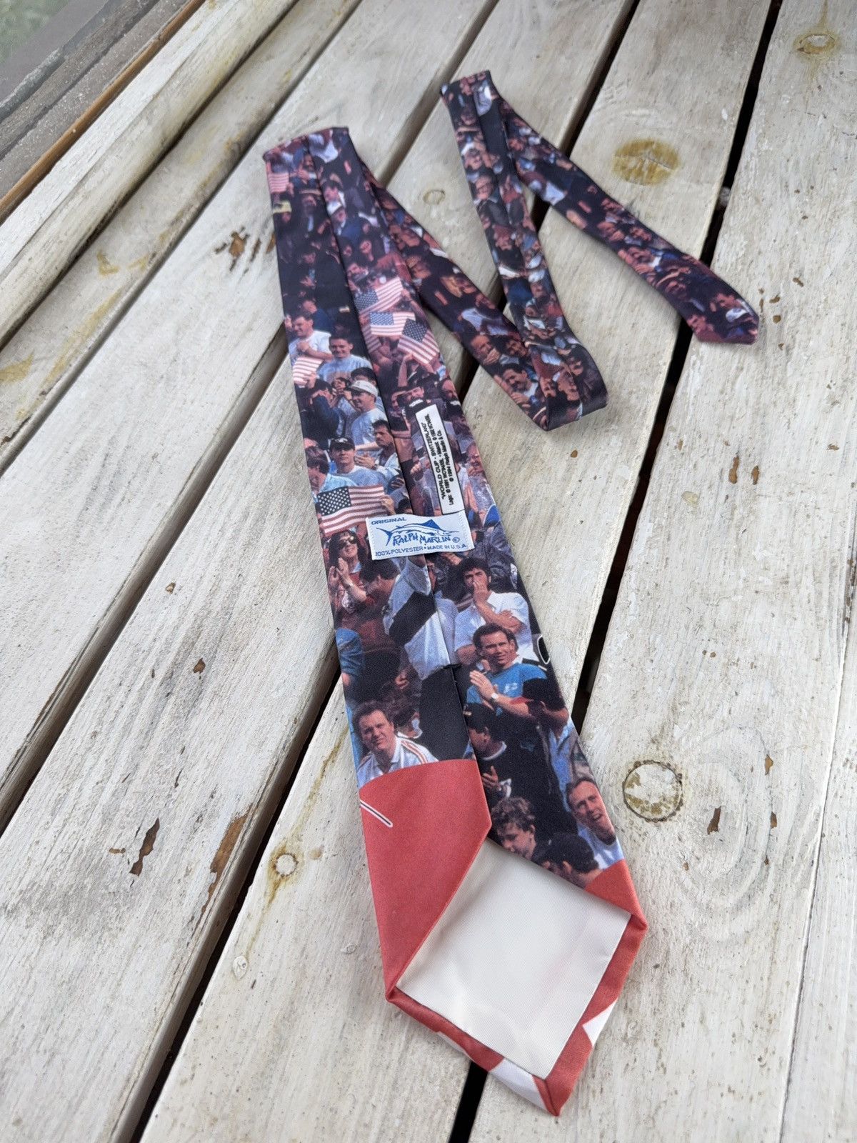 UEFA × Vintage Vintage Soccer Tie 1994 World Cup USA – Patriotic Fan Print Size ONE SIZE - 5 Thumbnail