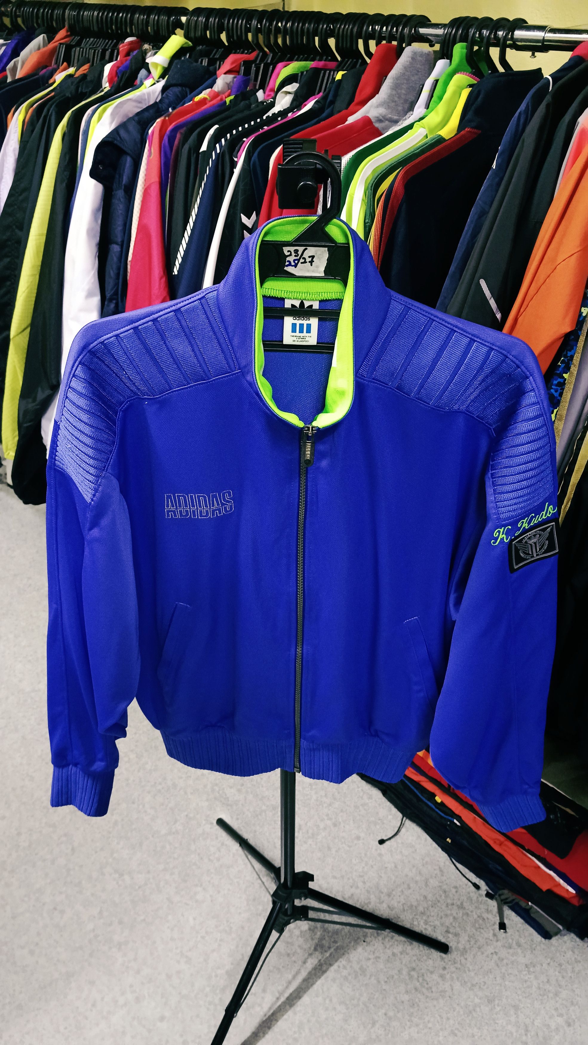 Adidas Rare Vintage Adidas x Descente Track Top Sweater Size US L / EU 52-54 / 3 - 2 Thumbnail
