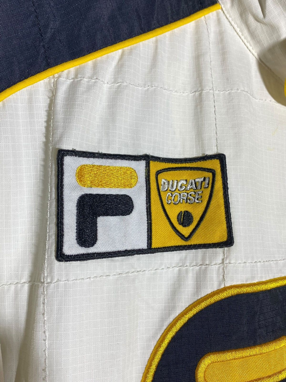 Fila Vintage Y2K Fila Ducati Force Rare Racing Moto Japan Jacket Size US XXL / EU 58 / 5 - 7 Thumbnail