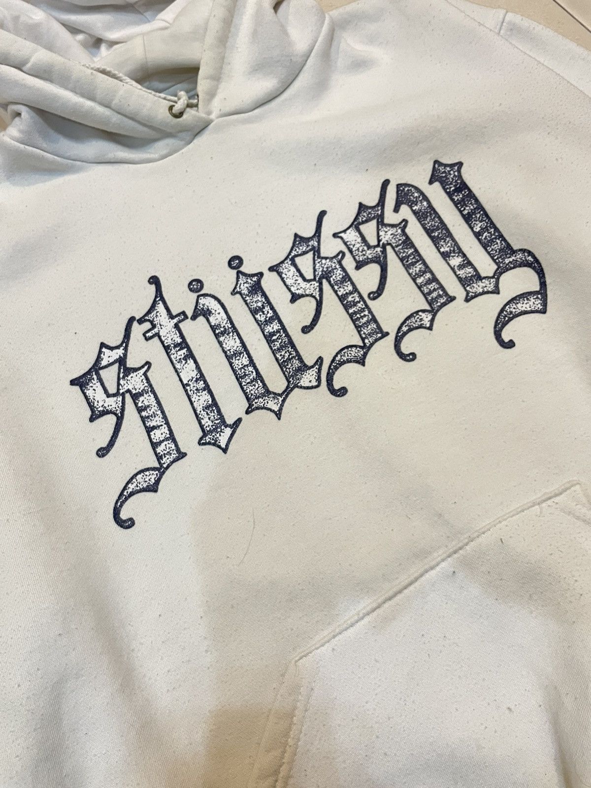 Stussy 🔥VINTAGE🔥 90's OLD STUSSY SHEILD HOODIE Size US L / EU 52-54 / 3 - 3 Thumbnail