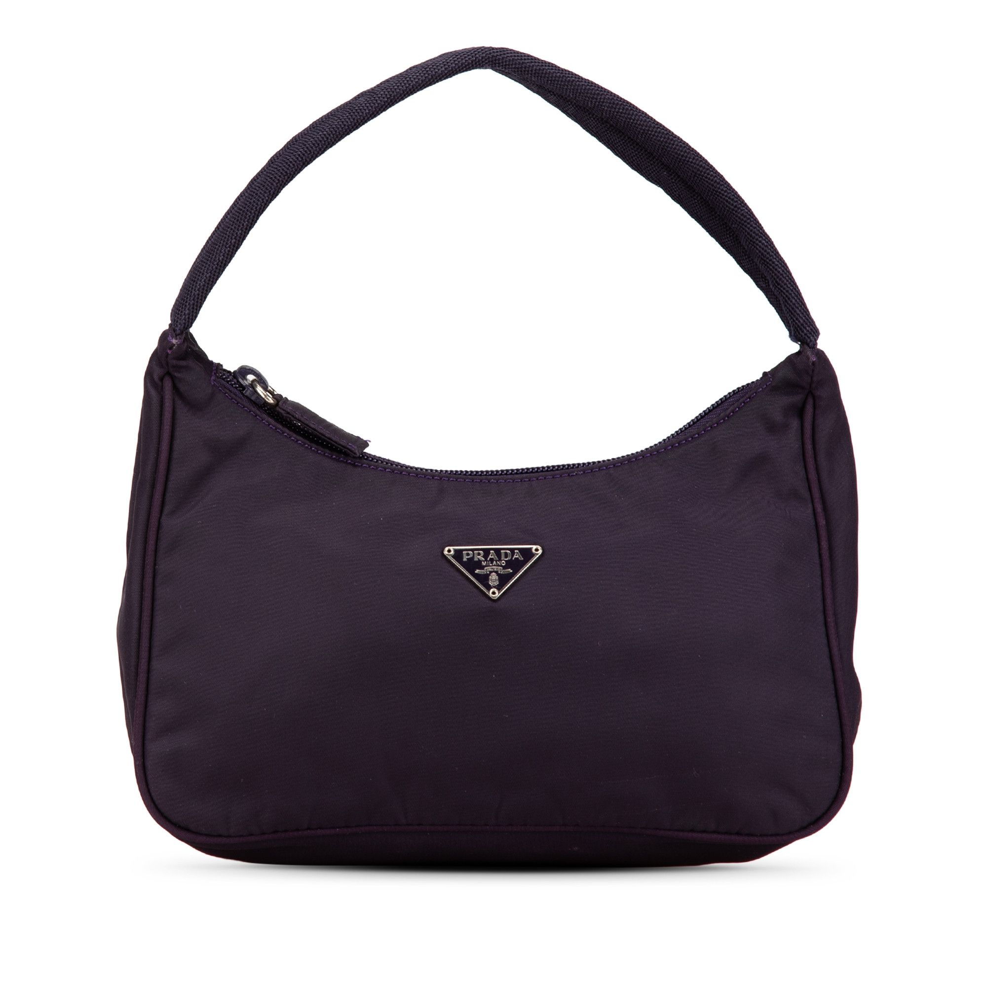 Prada Mini Tessuto Sport Shoulder Bag in Purple, Women's