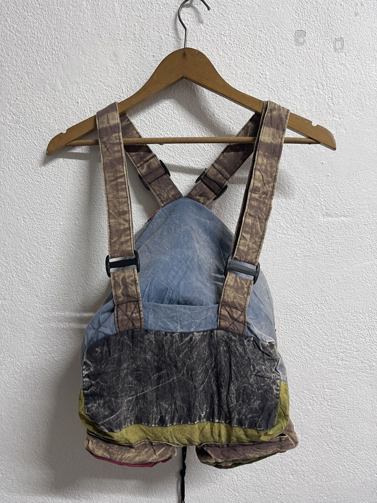 Japanese Brand Custom Dyed Multicolor Fanny Rucksack Bagpack Size ONE SIZE - 4 Thumbnail