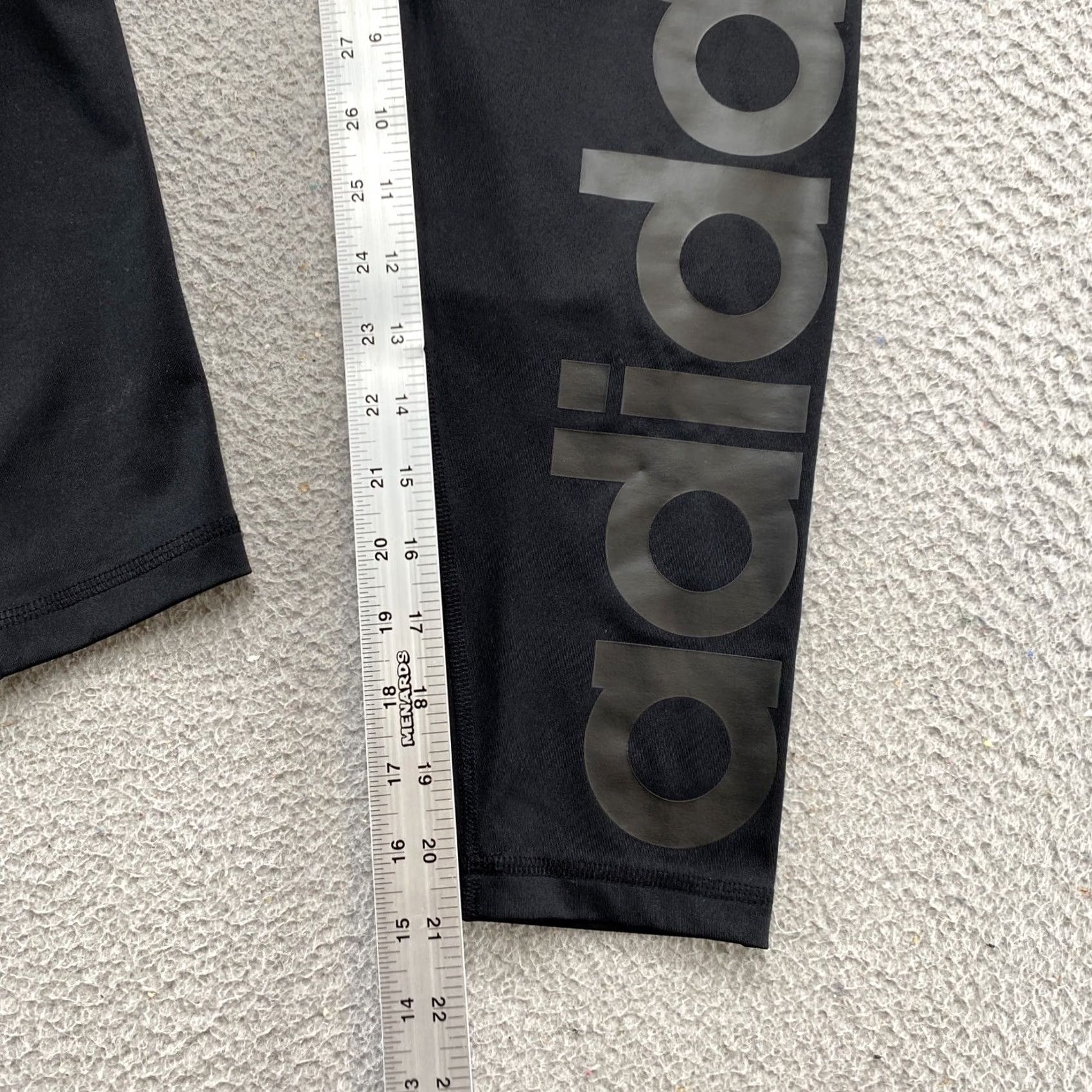 Adidas Adidas Climalite Black Ankle Legging Pants Women’s Medium Size M Black Leggings Workout Yoga Size 32" / US 10 / IT 46 - 7 Thumbnail