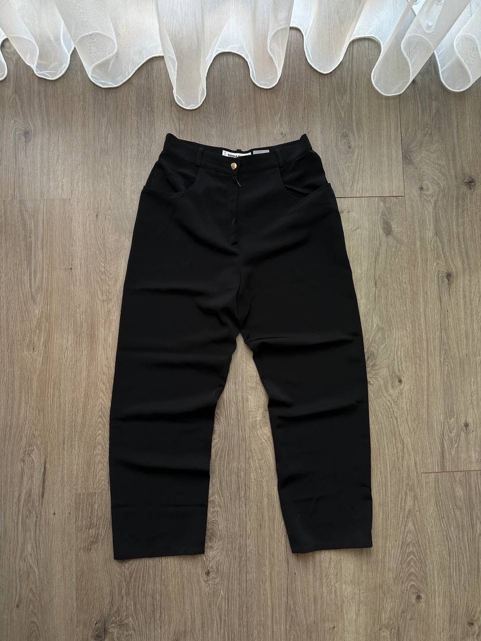 Vintage Vintage Sonia Rykiel Black Womens Pants Size 28" / US 6 / IT 42 - 4 Thumbnail