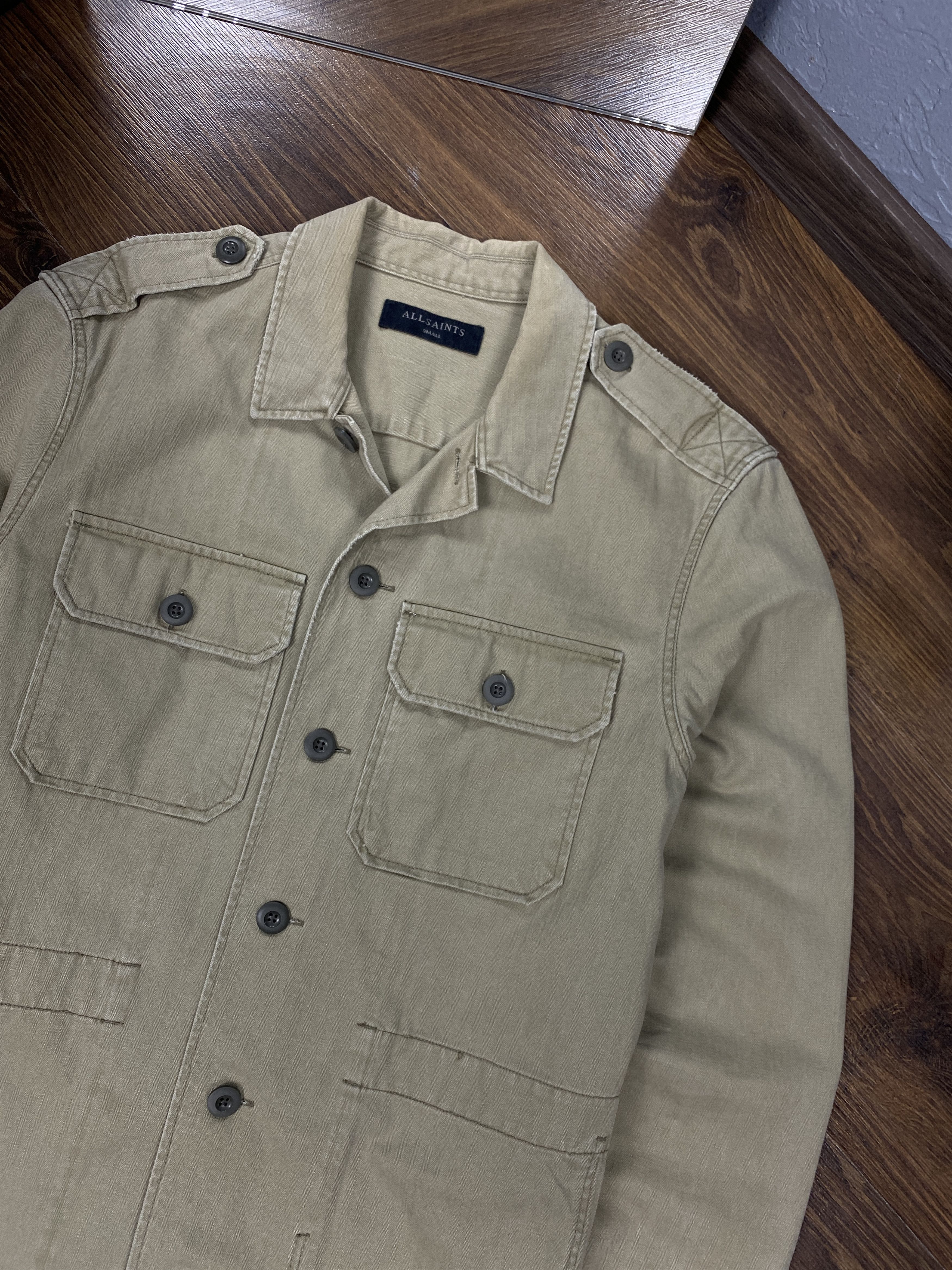 Allsaints Allsaints Dieppe LS Shirt Overshirt Jacket Size US S / EU 44-46 / 1 - 2 Thumbnail