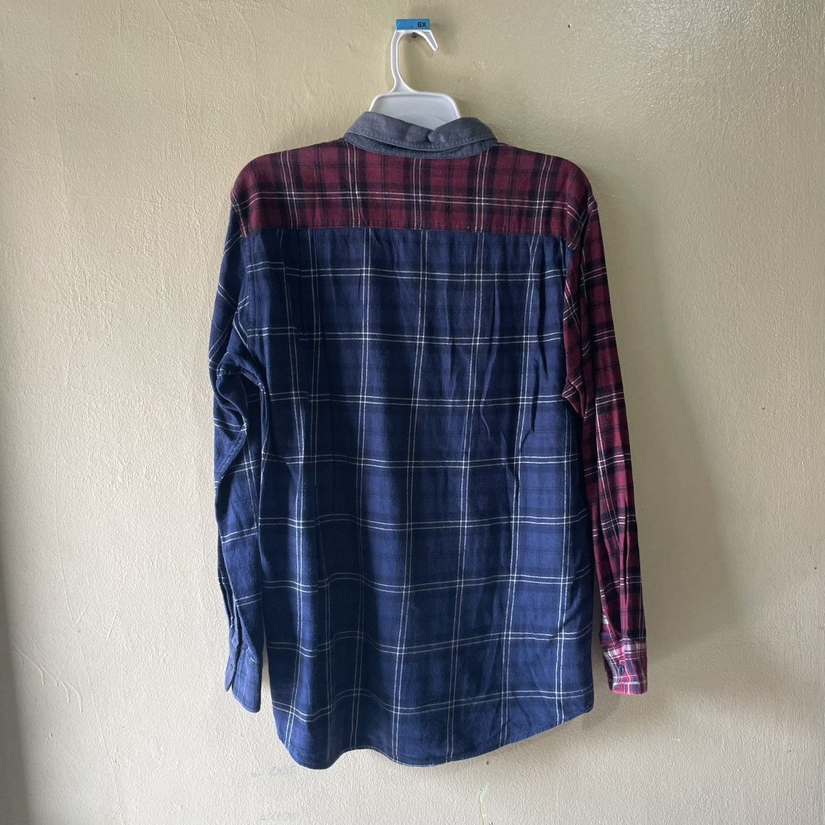 Uniqlo Uniqlo Patchwork Flannel Shirt Size US XL / EU 56 / 4 - 2 Thumbnail