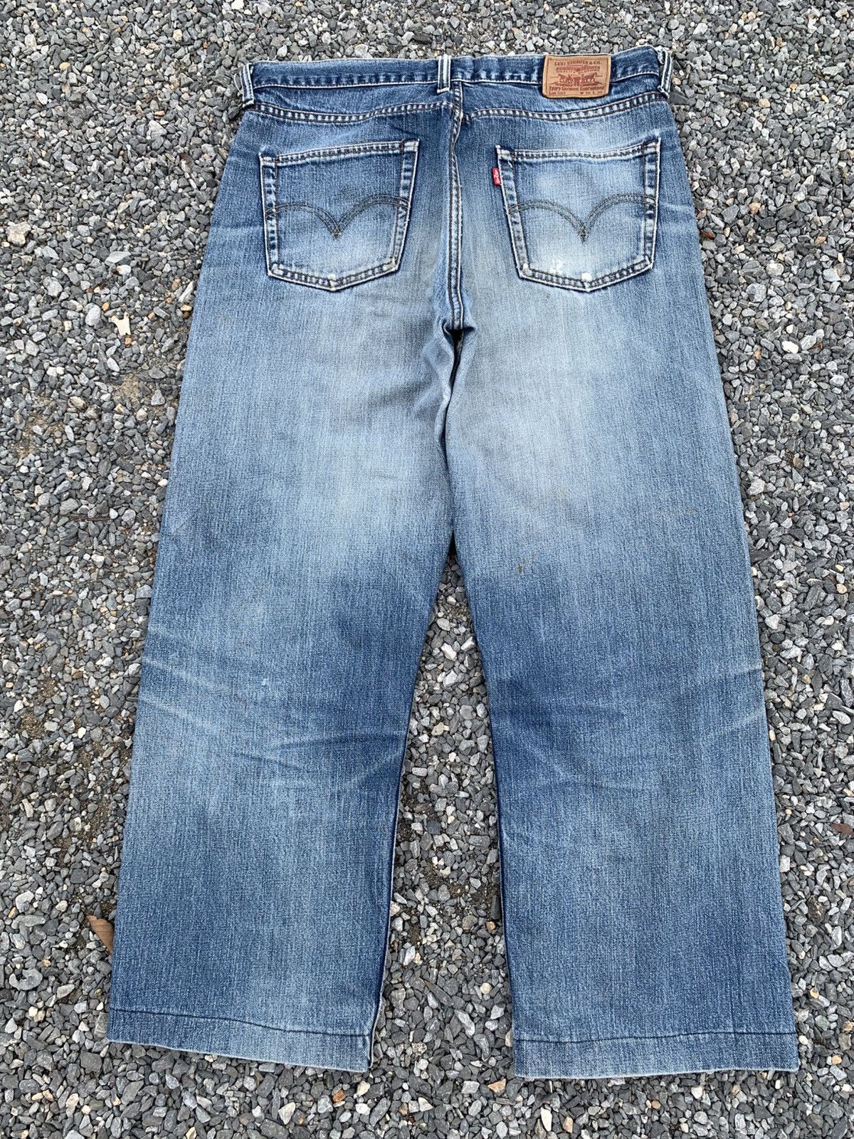 Kapital VINTAGE LEVI'S 503 SELVEDGE FADED LOOSE DSITRESSED DENIM Size US 36 / EU 52 - 2 Thumbnail