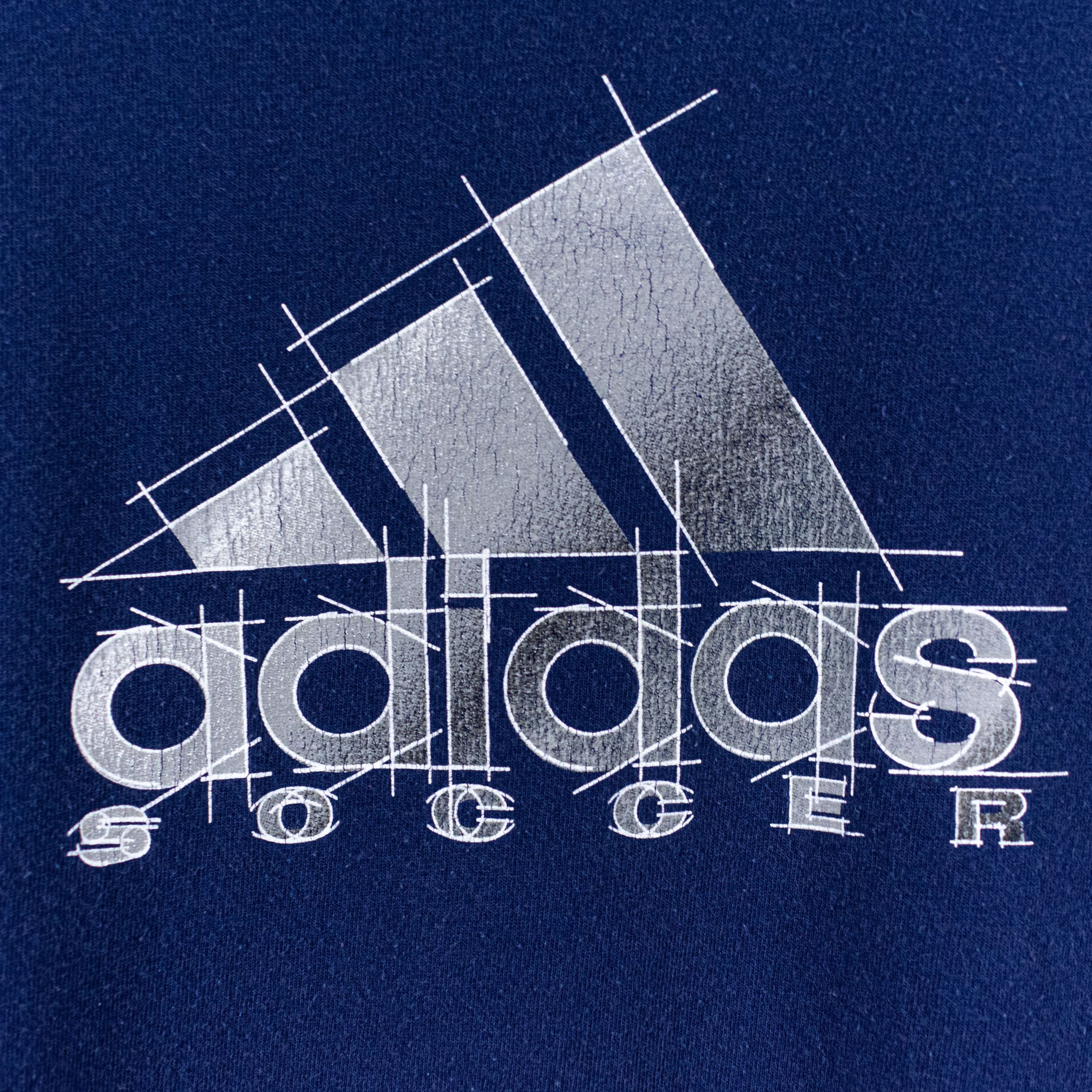 Adidas 2004 Adidas Soccer Roteiro T-Shirt Medium Y2K Retro Sports Size US M / EU 48-50 / 2 - 5 Thumbnail