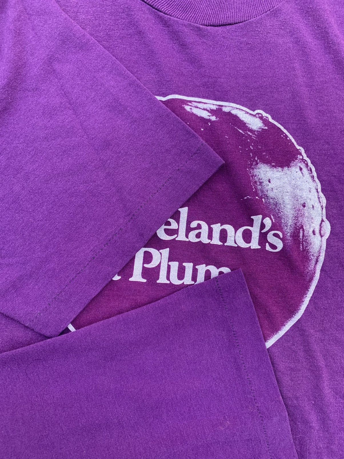 BLANKNYC × Vintage Vintage 70s 80s Cleveland’s A Plum tee Size US XL / EU 56 / 4 - 3 Thumbnail