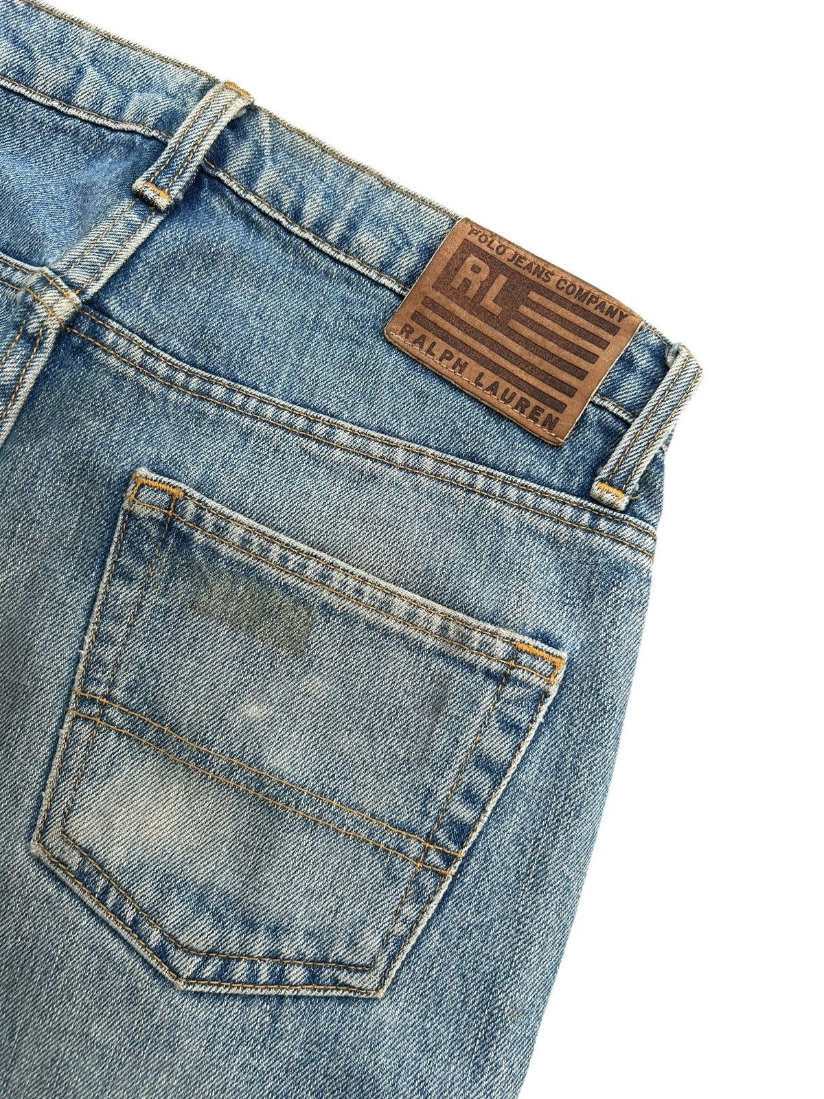 Polo Ralph Lauren Thrashed Vintage Polo Ralph Lauren Distressed Denim Jeans Size US 31 - 6 Thumbnail