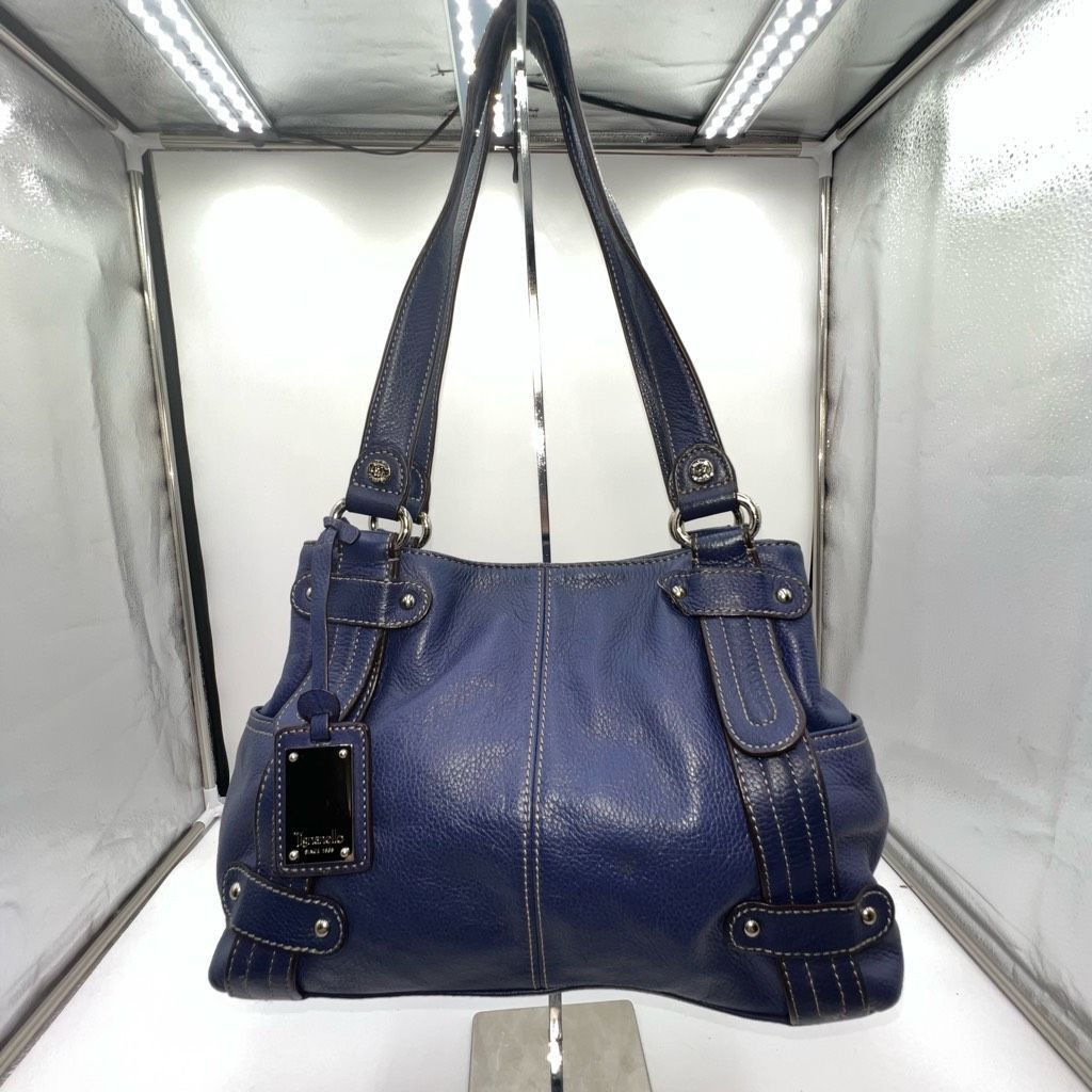 Other Tignanello Denim Blue Leather Three Shoulder Bag with Large Size ONE SIZE - 1 Thumbnail