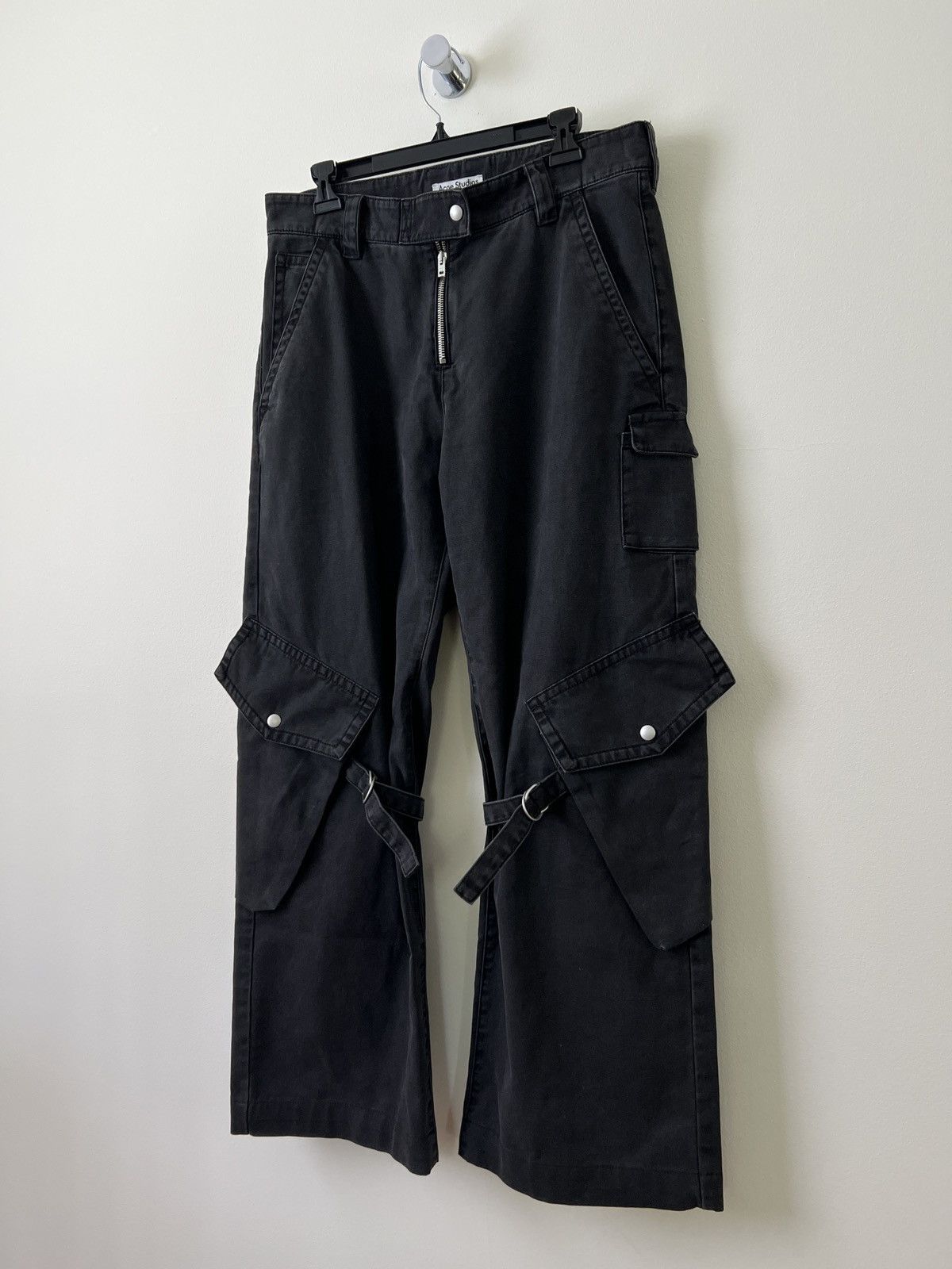 Acne Studios Acne Studios Cargo Trouser Strap Pants Size US 31 - 2 Thumbnail