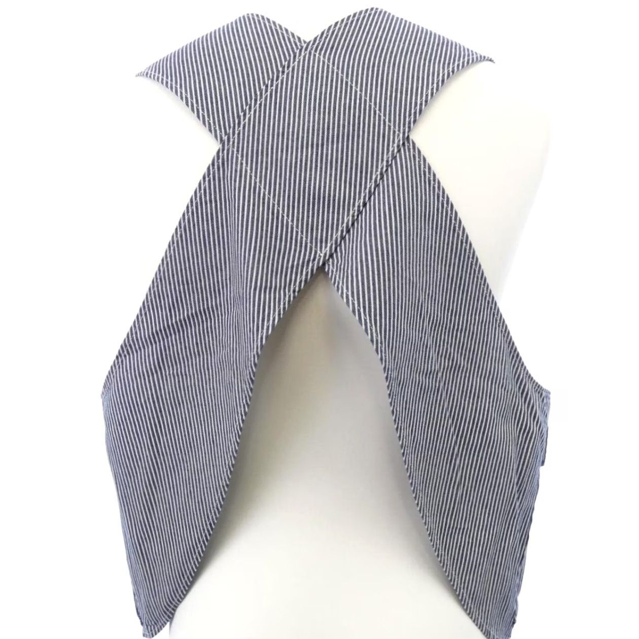 Engineered Garments Engineered Garments Vest Casual Used Gray Stripe M Cross Back Open Size M Men's Vest Size US M / EU 48-50 / 2 - 2 Thumbnail
