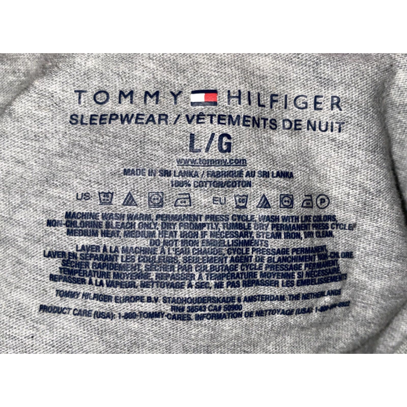 Tommy Hilfiger Tommy Hilfiger 1985 Gray Short Sleeve T-Shirt L Mens Regular Size Type T-Shirt Shirt, Cotton, Solid Size US L / EU 52-54 / 3 - 4 Thumbnail