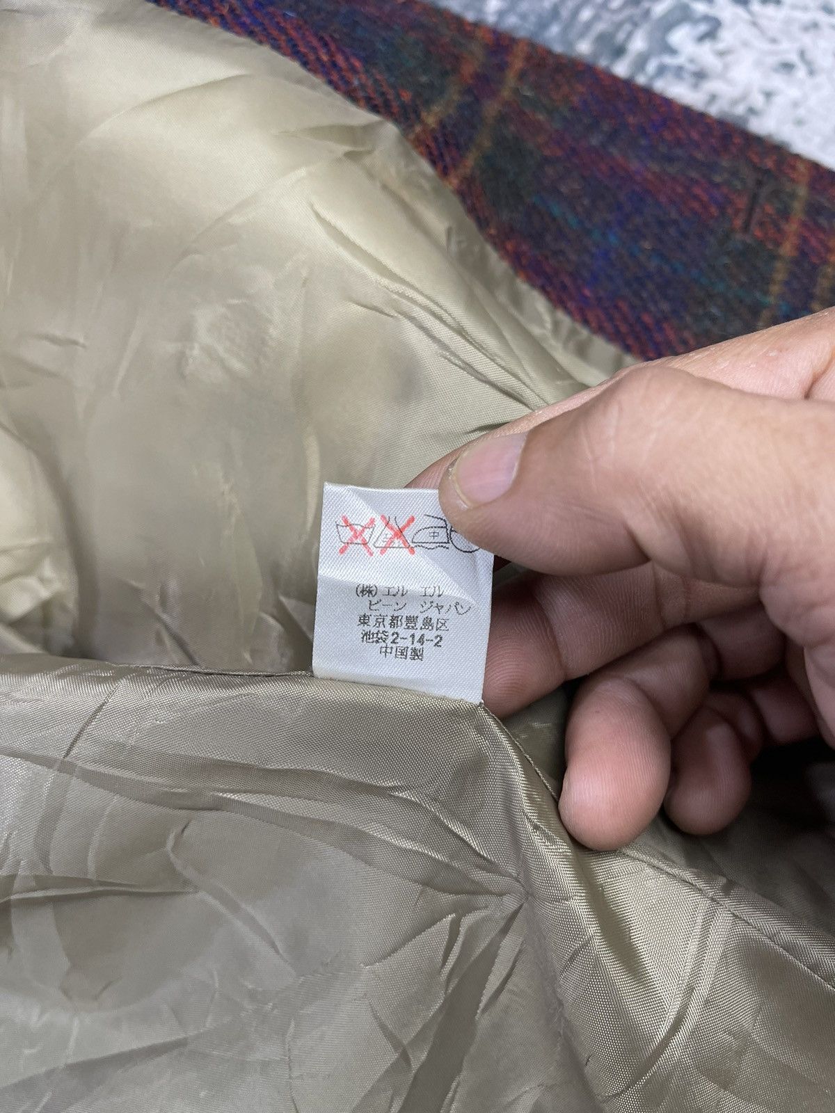 L.L. Bean Vintage LL Bean Checkered Plaid Wool Jackets Size US M / EU 48-50 / 2 - 12 Thumbnail