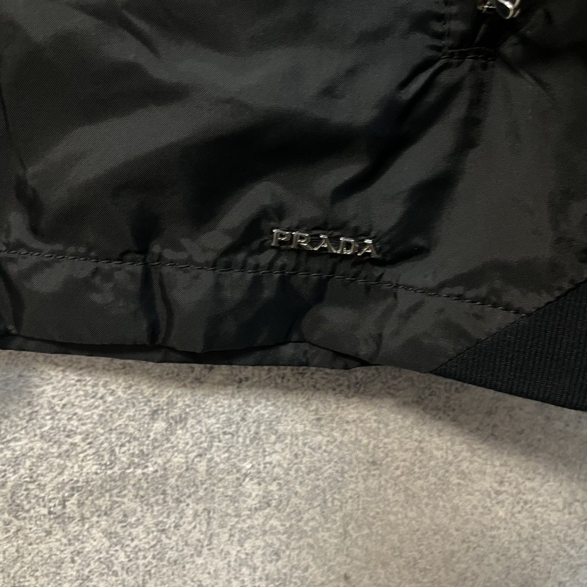 Prada Prada Light Bomber Nylon Black Jacket Size US M / EU 48-50 / 2 - 7 Thumbnail