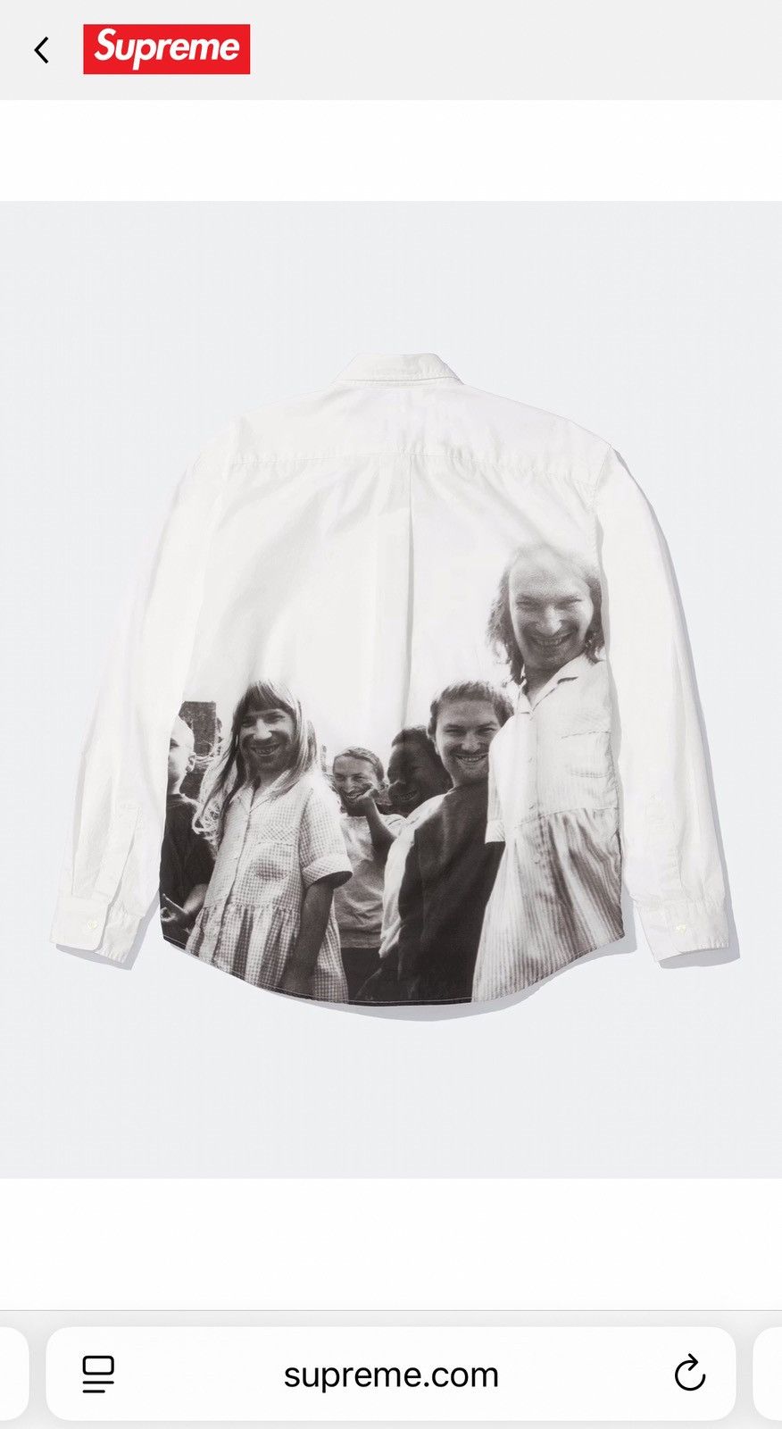 Supreme Supreme Aphex Twin White Button-Down Size US L / EU 52-54 / 3 - 1 Thumbnail