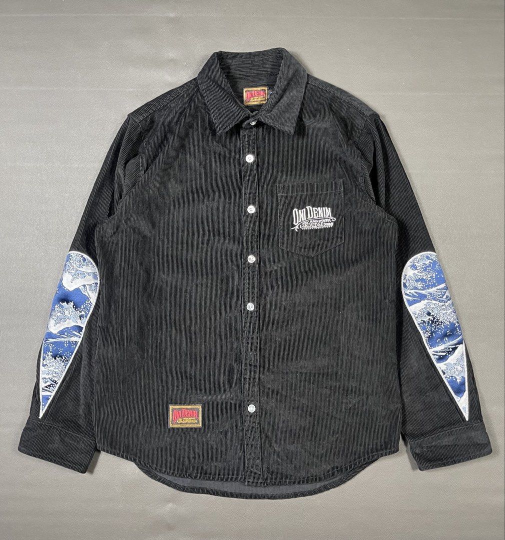 Oni Oni Denim corduroy long-sleeve shirt Size US XL / EU 56 / 4 - 1 Thumbnail