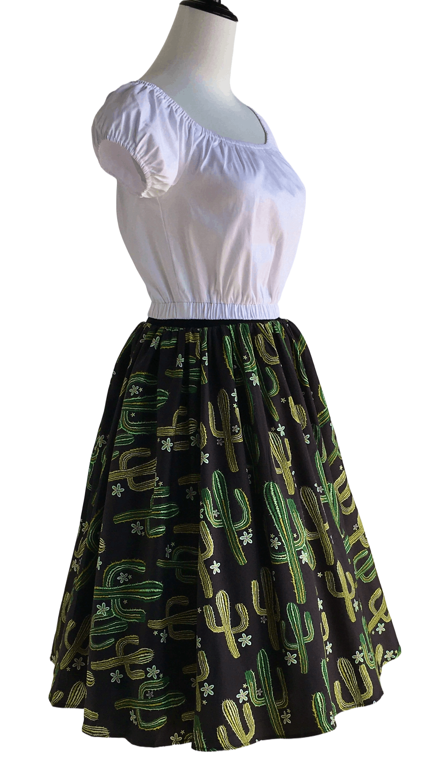 Other High Waist Print Skirt For Women One Size Size 36" / US 14 / IT 50 - 4 Thumbnail