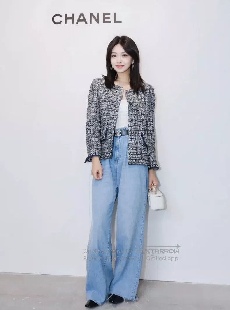 Chanel Chanel Cruise Series Silver Grey Blue Braided Jacket Size S / US 4 / IT 40 - 9 Thumbnail