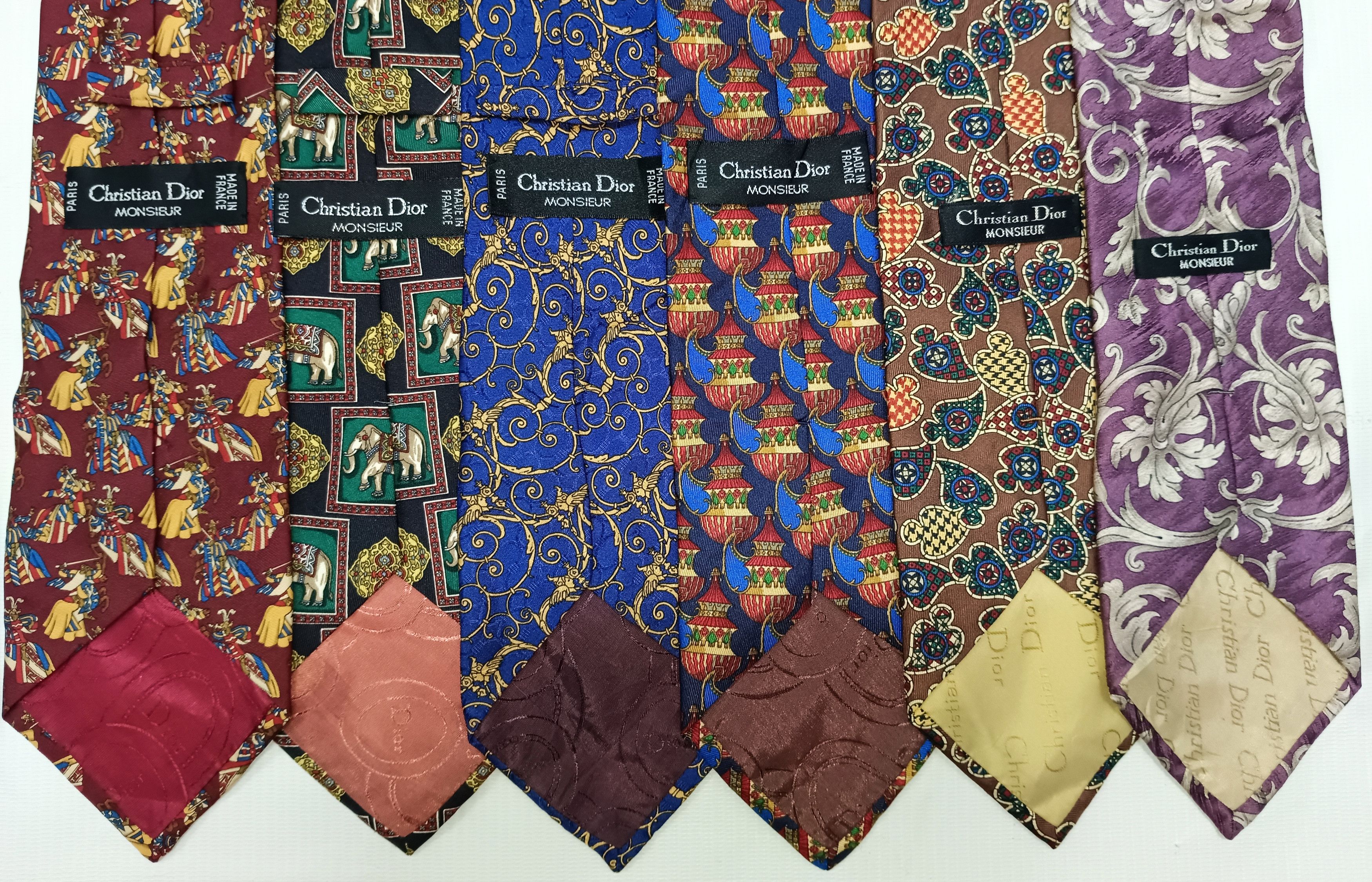 Christian Dior Monsieur × Dior Vintage Christian Dior Silk Tie Size ONE SIZE - 5 Thumbnail